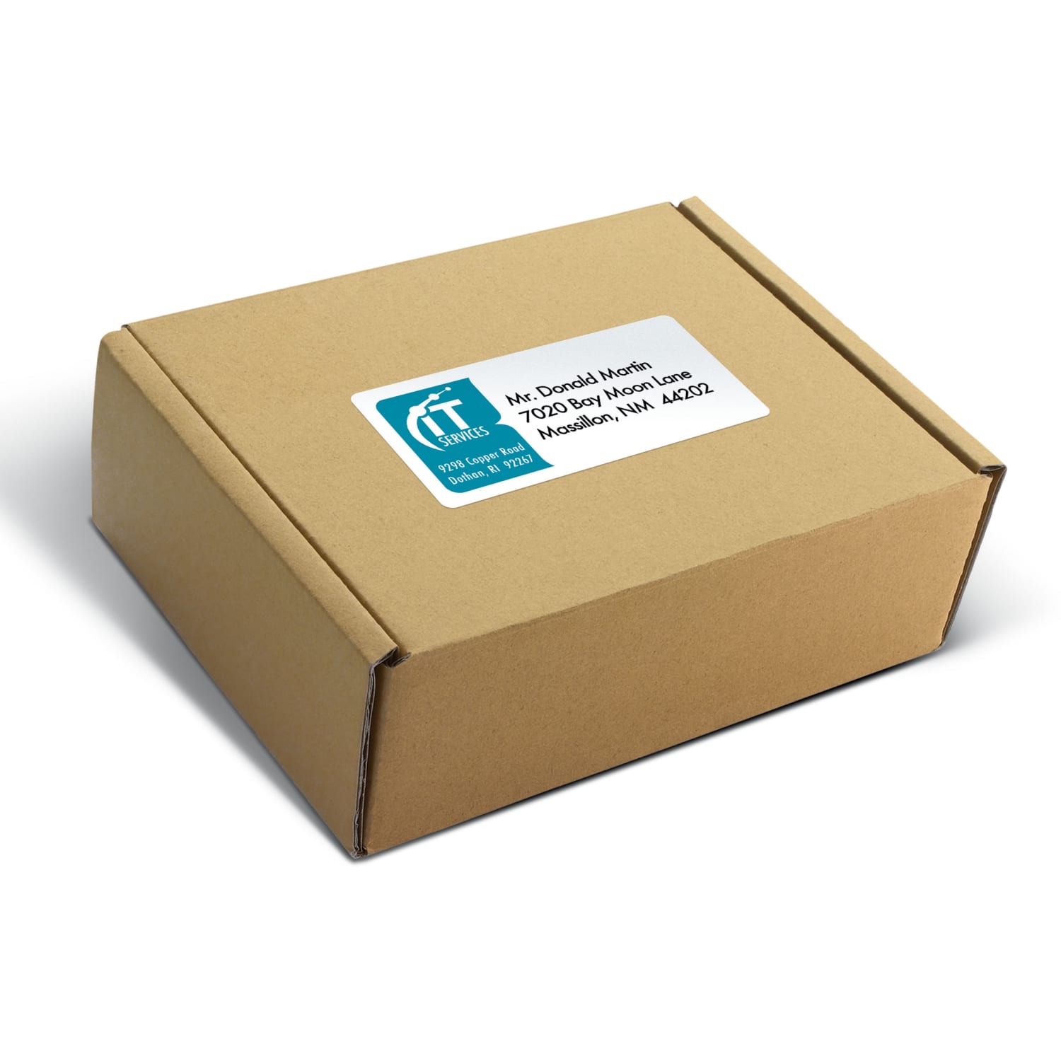 Office Depot Brand Inkjet/Laser Shipping Labels, Rectangle, 2in x 4in, White, Pack Of 250 - Image 3