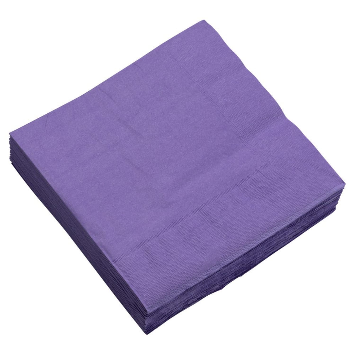 JAM PAPER Medium Lunch Napkins - 6 1/2 x 6 1/2 - Purple - 40/Pack - Image 3
