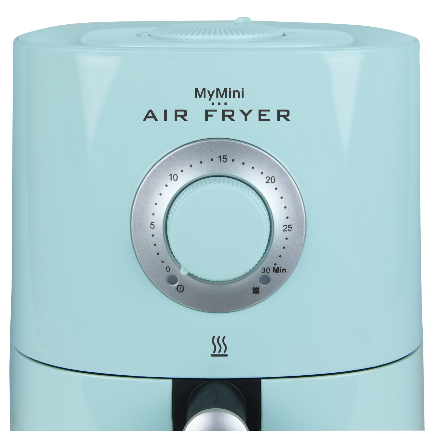 Nostalgia MyMini 1-Qt Air Fryer, 8-13/16inH x 9-7/8inW x 7-13/16inD, Aqua - Image 4