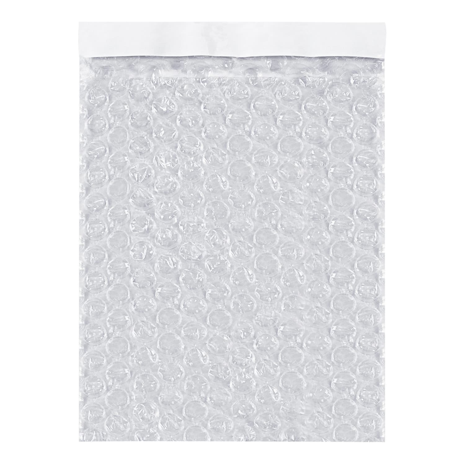Partners Brand Self-Seal Bubble Pouches, 15-1/2inH x 10inW, Clear, Case Of 250 Pouches