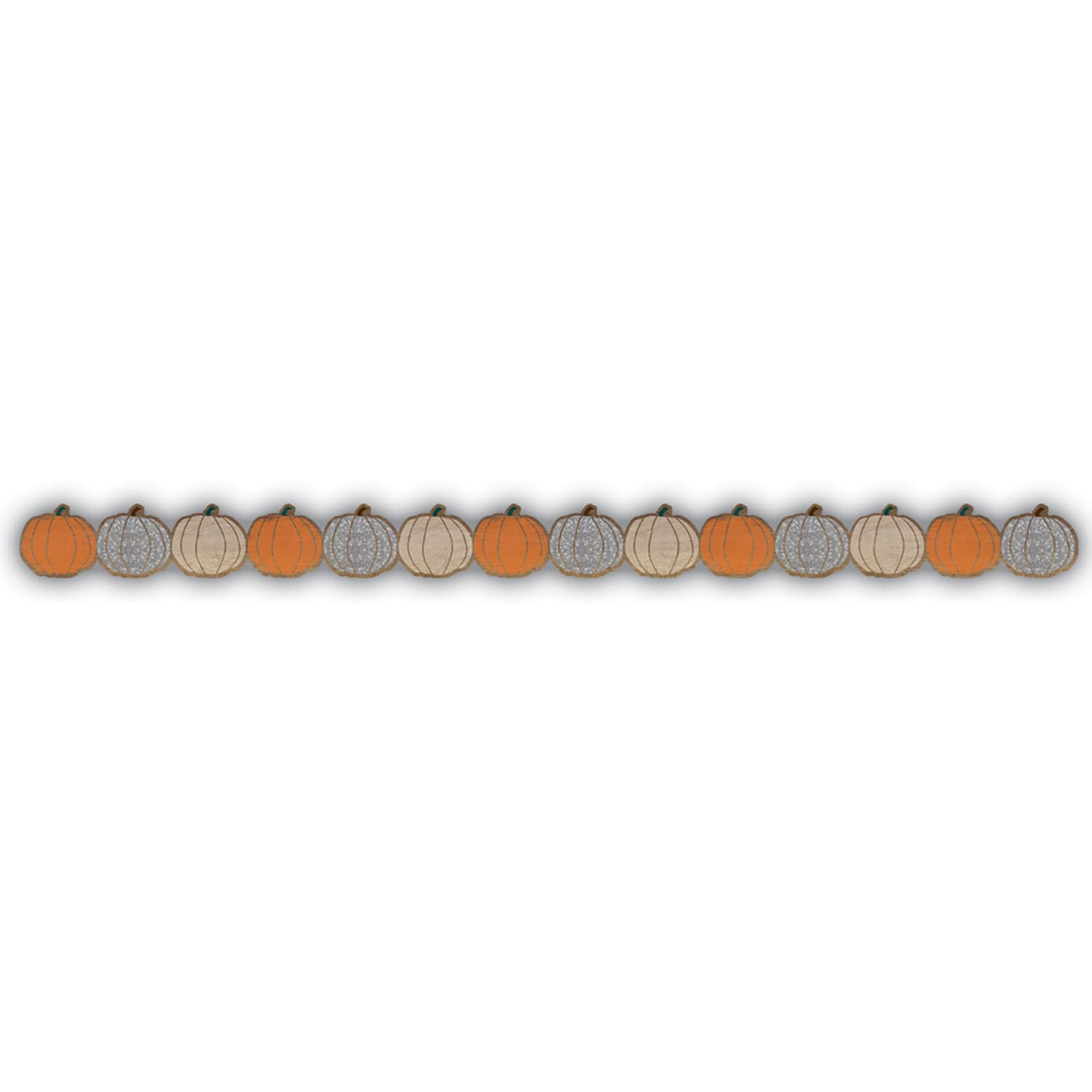 Teacher Created Resources Die-Cut Border Trim, Home Sweet Classroom Pumpkins, 35ft Per Pack, Set Of 6 Packs - Image 4