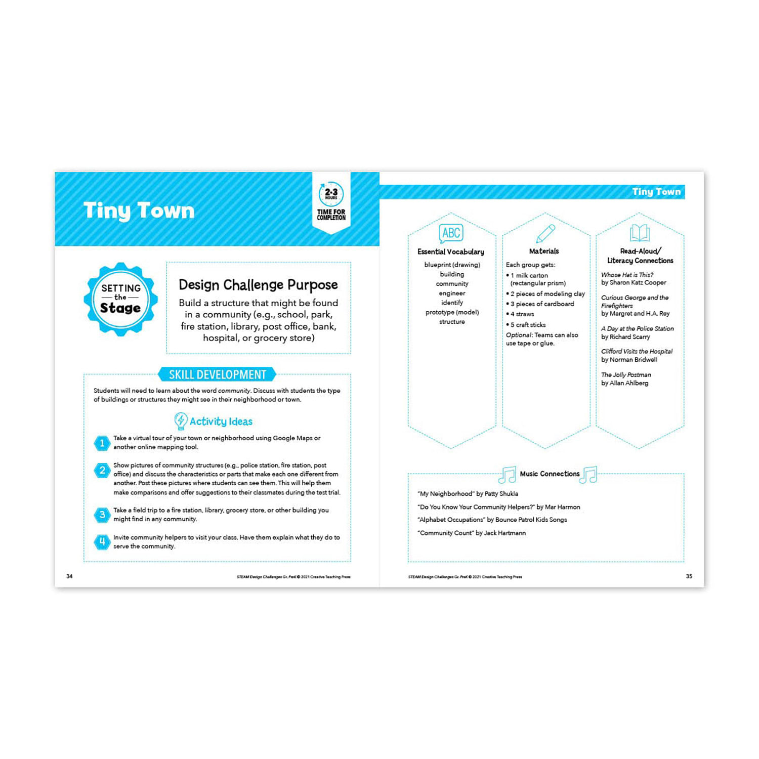 Creative Teaching Press STEAM Learning Activities, Grade PreK - Image 3