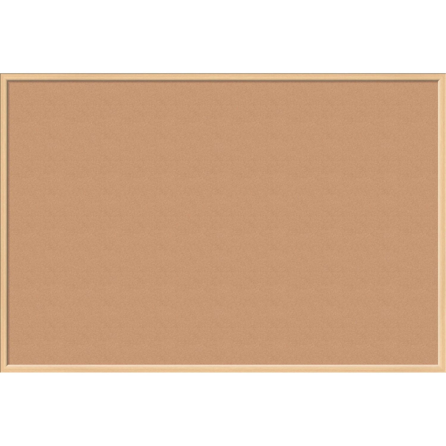 U Brands Cork Bulletin Board, 72in X 48in, Birch Wood Frame, Actual Size 70in X 47in (2872U00-01) - Image 6