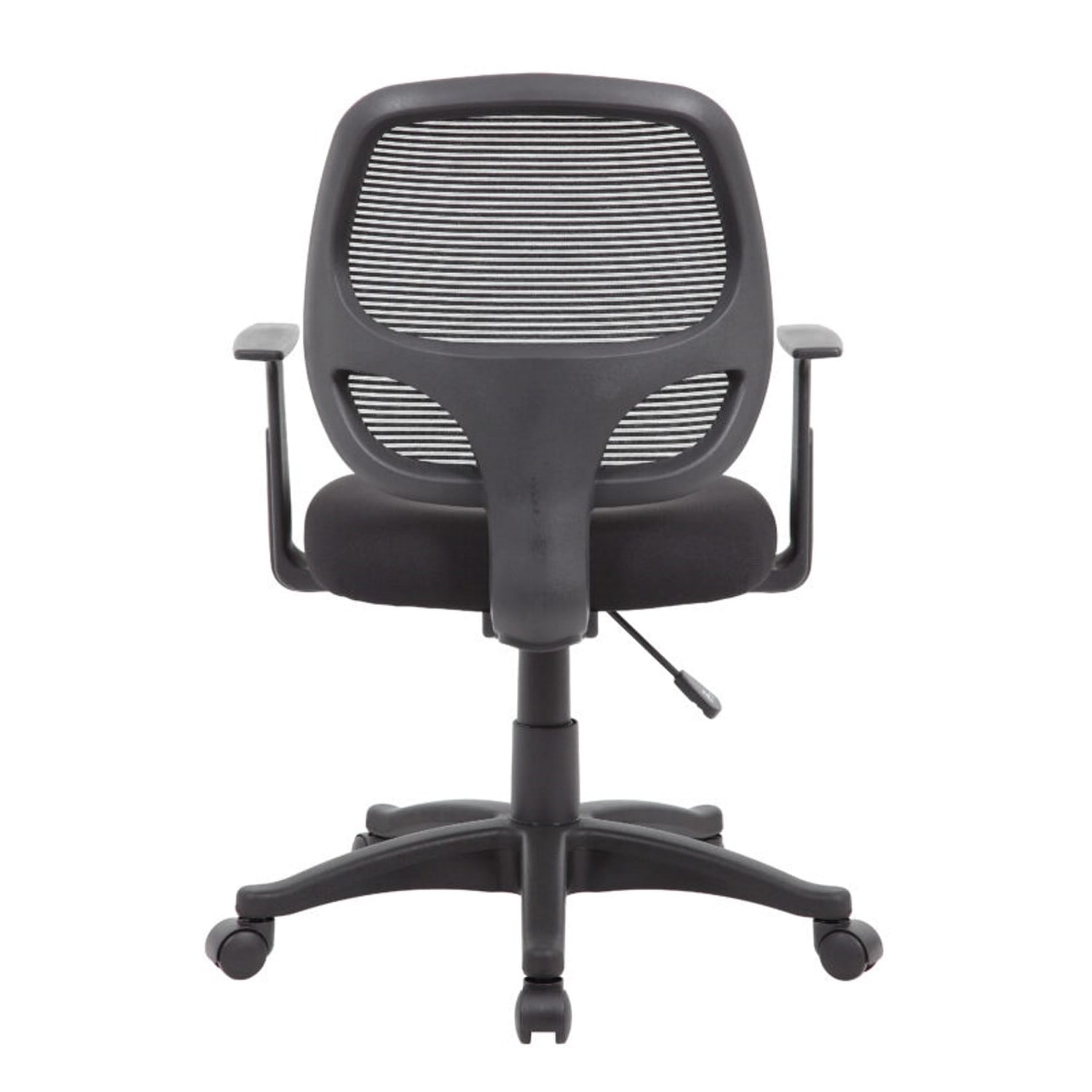 Boss Office Products Commercial Grade Ergonomic Mesh High-Back Task Chair With Arms, Black - Image 5