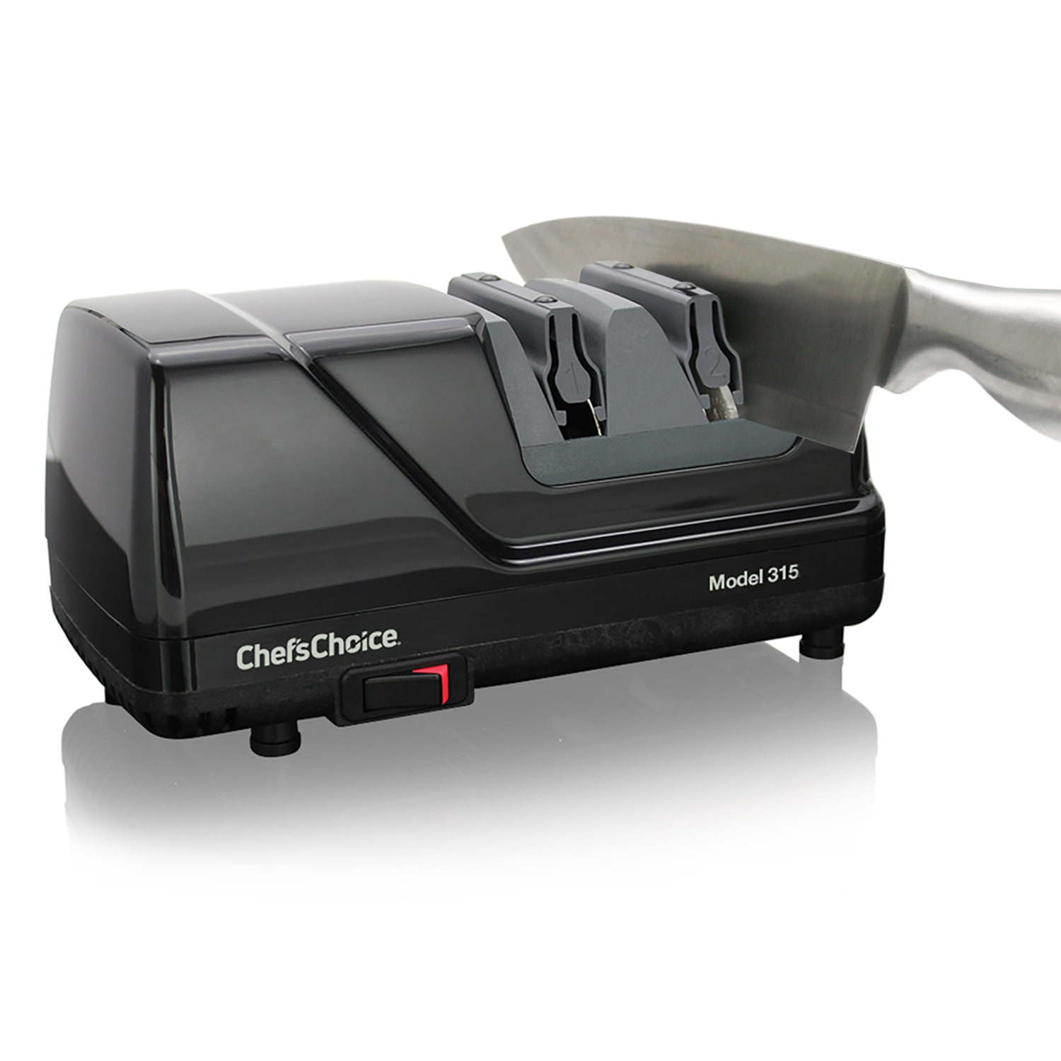 Edgecraft Chefs Choice Diamond Hone Knife Sharpener For 15 deg. Knives, Black - Image 3