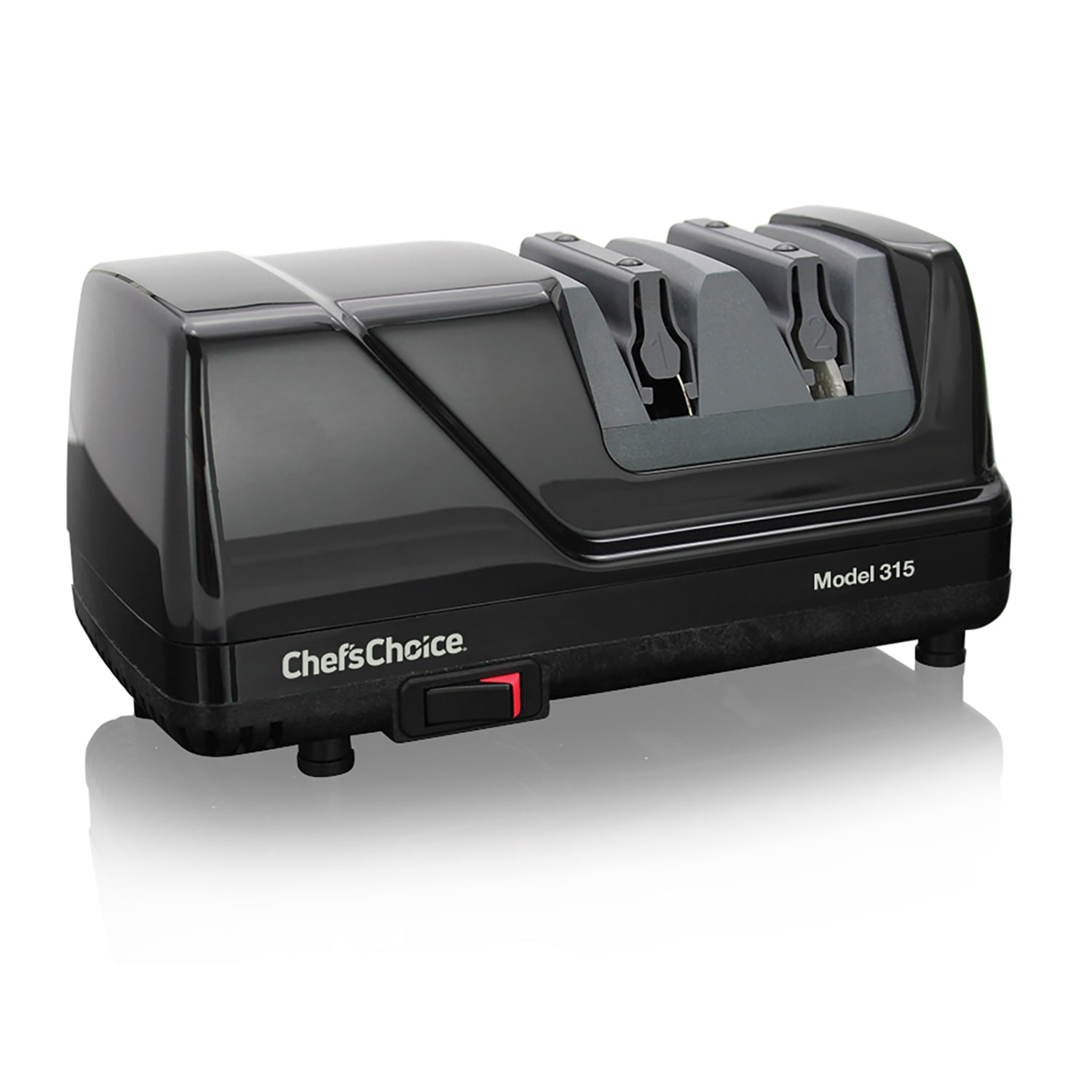 Edgecraft Chefs Choice Diamond Hone Knife Sharpener For 15 deg. Knives, Black - Image 4