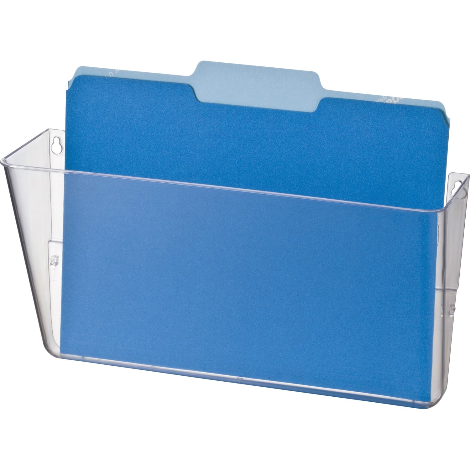 OIC Single Pocket Wall Files, Letter Size, Clear - Image 4
