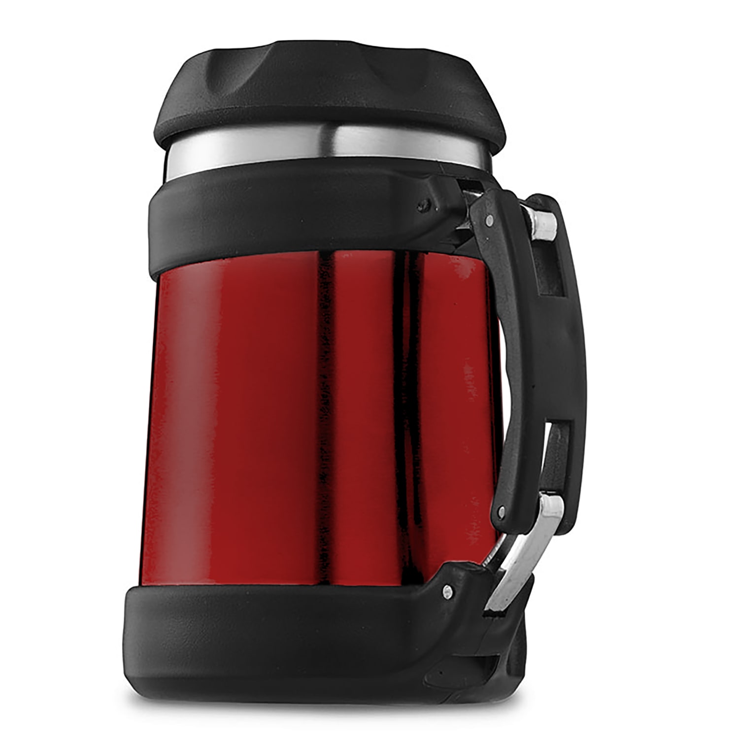 Brentwood Vacuum Stainless-Steel Flask Coffee Thermos, 16.9 Oz, Red - Image 3
