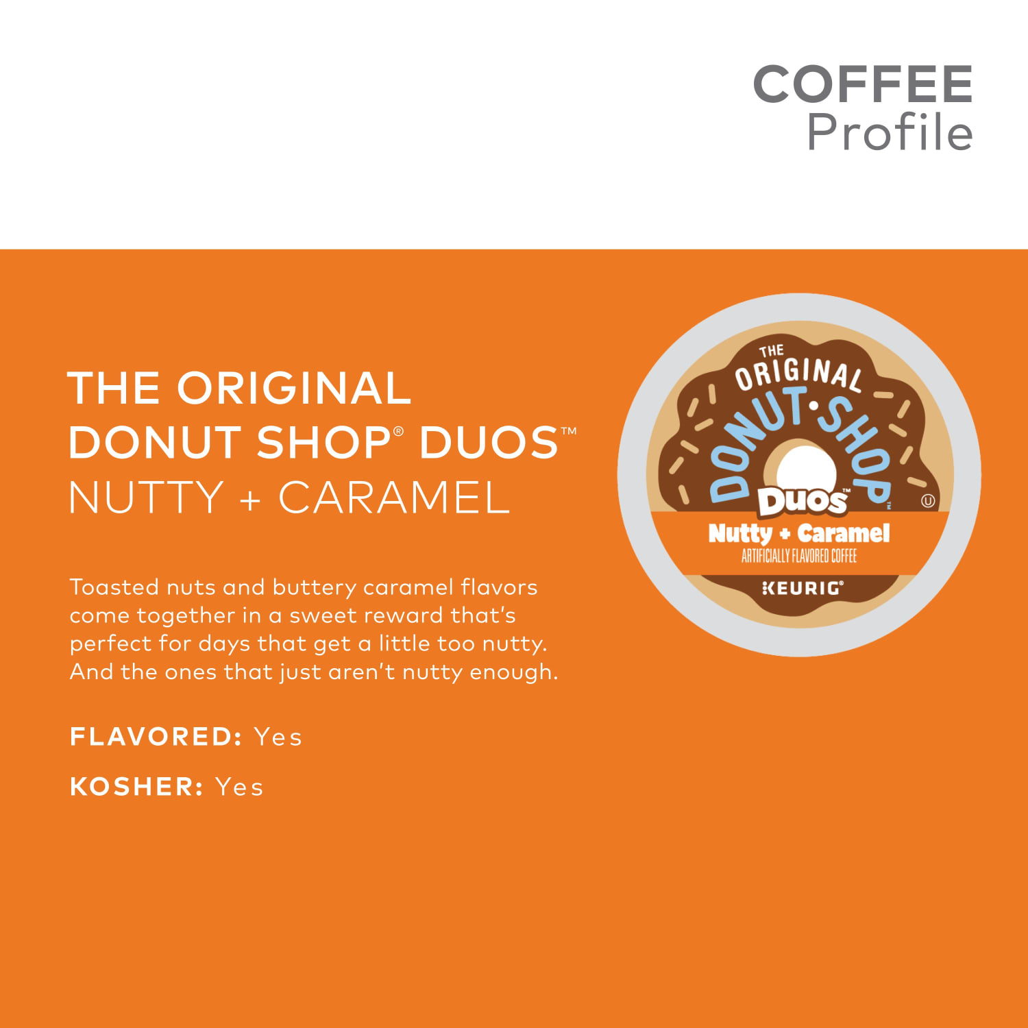 Keurig The Original Donut Shop Single-Serve K-Cup Pods, Medium Roast, Nutty Caramel, Carton Of 24 - Image 5