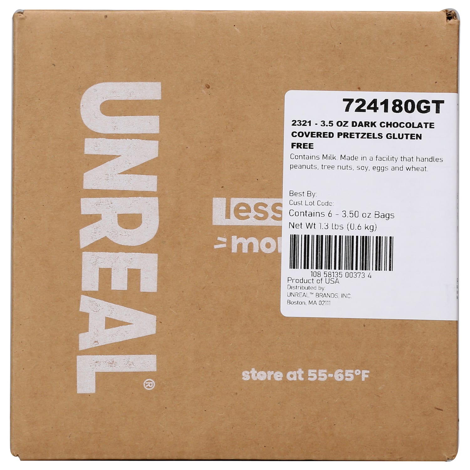 Unreal Dark Chocolate Pretzels, 3.5 Oz, Total Qty 6 - Image 4