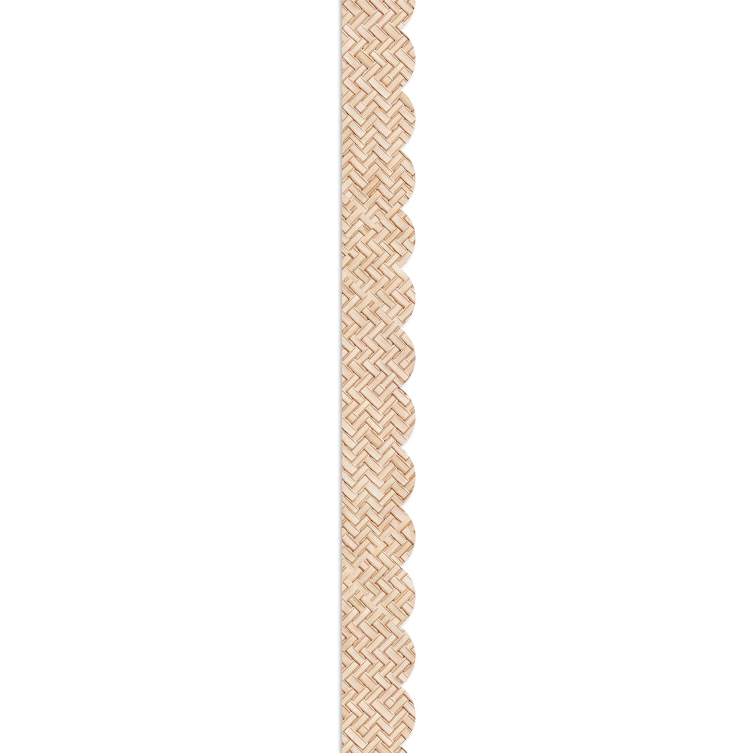 Carson Dellosa Education Scalloped Bulletin Board Borders, True to You Woven Bamboo, 39ft Per Pack, Set Of 6 Packs - Image 5
