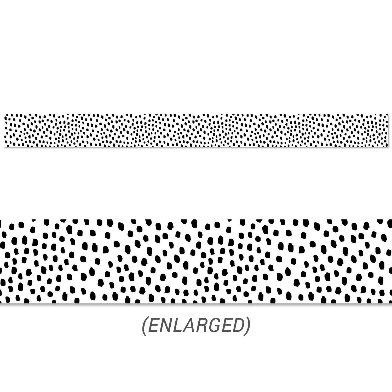 Creative Teaching Press EZ Borders, Black Messy Dots, 48' Per Pack, Set Of 3 Packs - Image 3