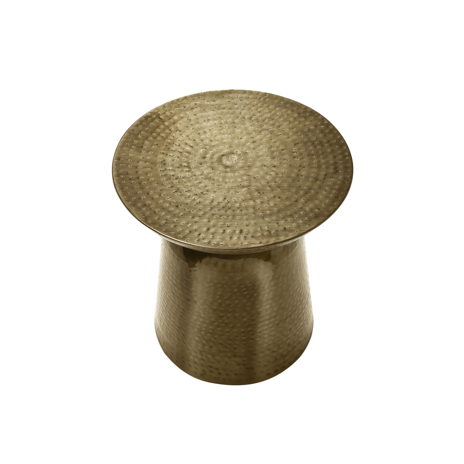 Monarch Specialties Tess Accent Table, 22inH x 20inW x 20inD, Gold - Image 4