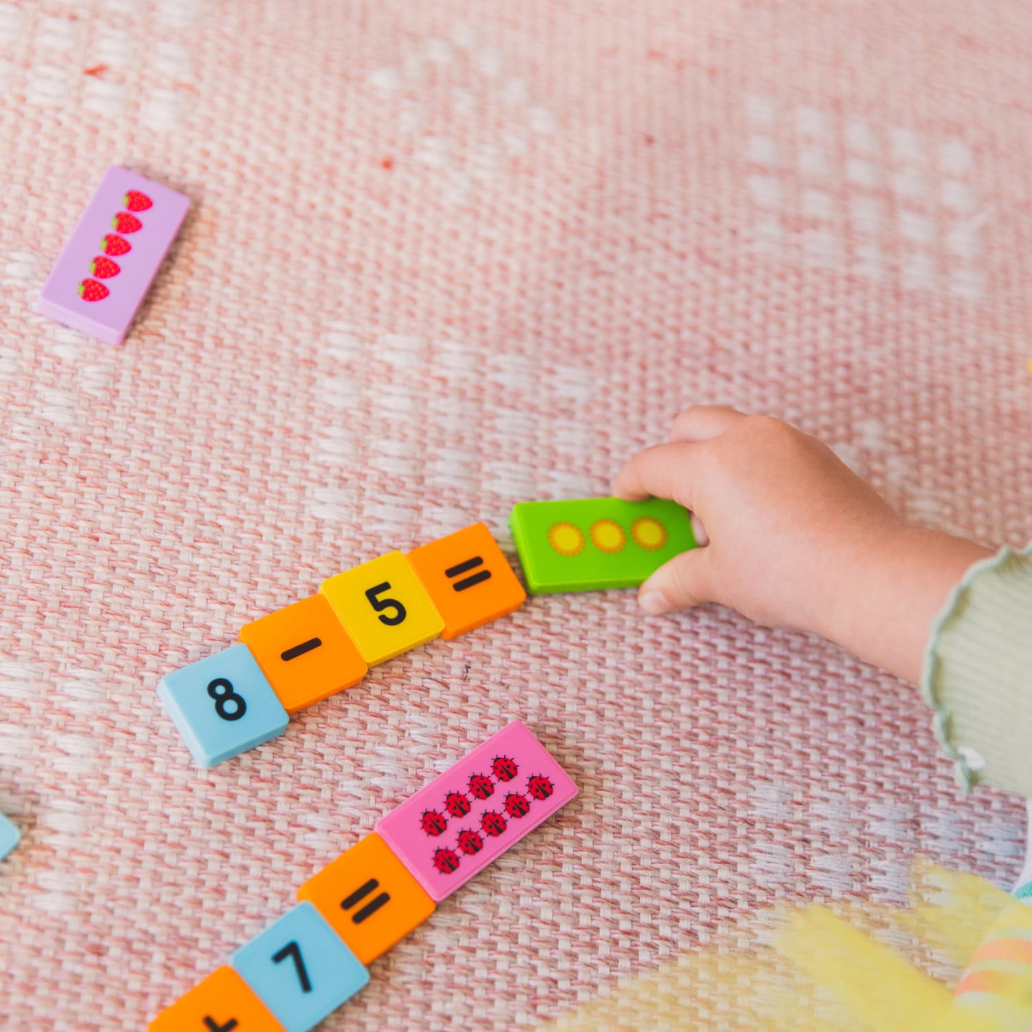 Educational Insights Math Dominoes, Addition & Subtraction, Multicolor - Image 6