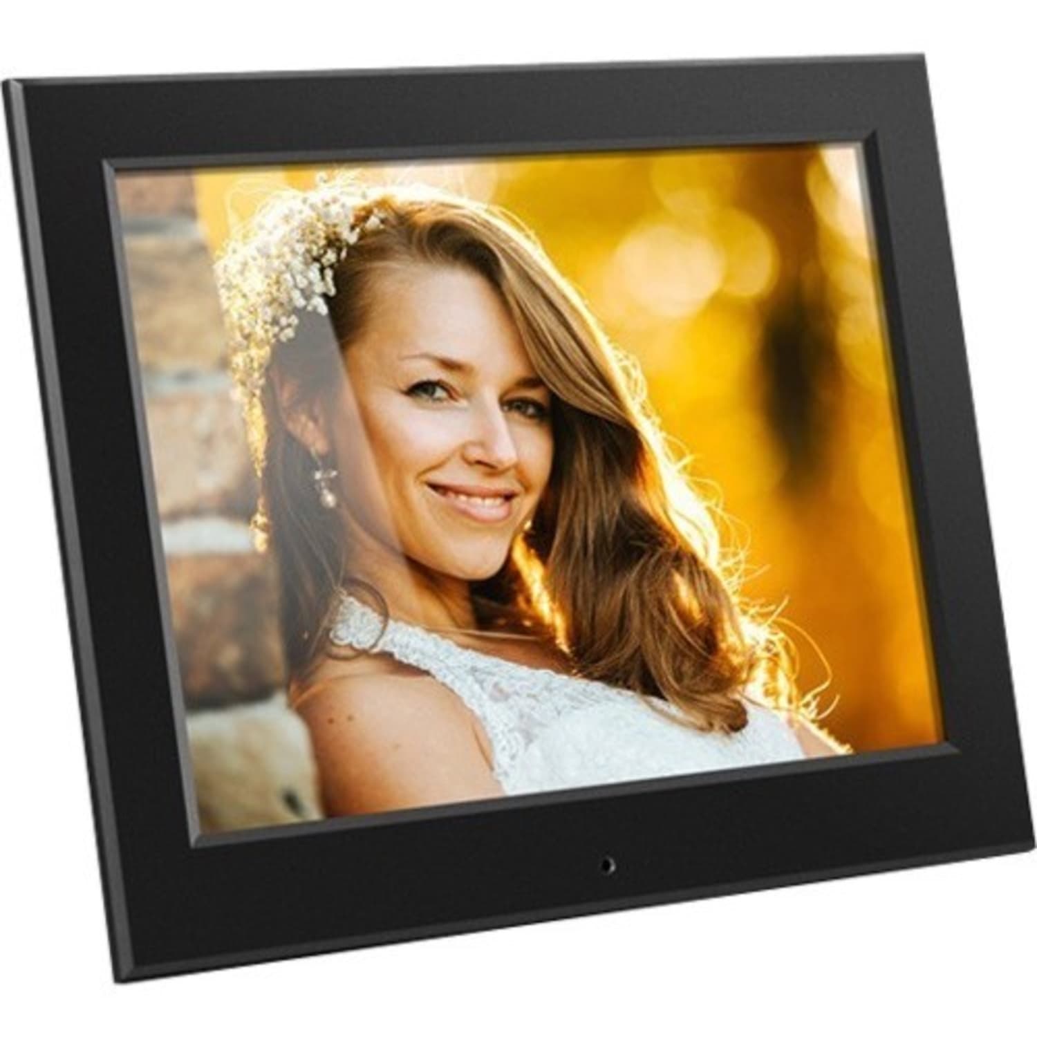Aluratek 8in Slim Digital Photo Frame with Auto Slideshow Feature - 8in LCD Digital Frame - Black - 1024x 768 - ASDPF08F - Image 3