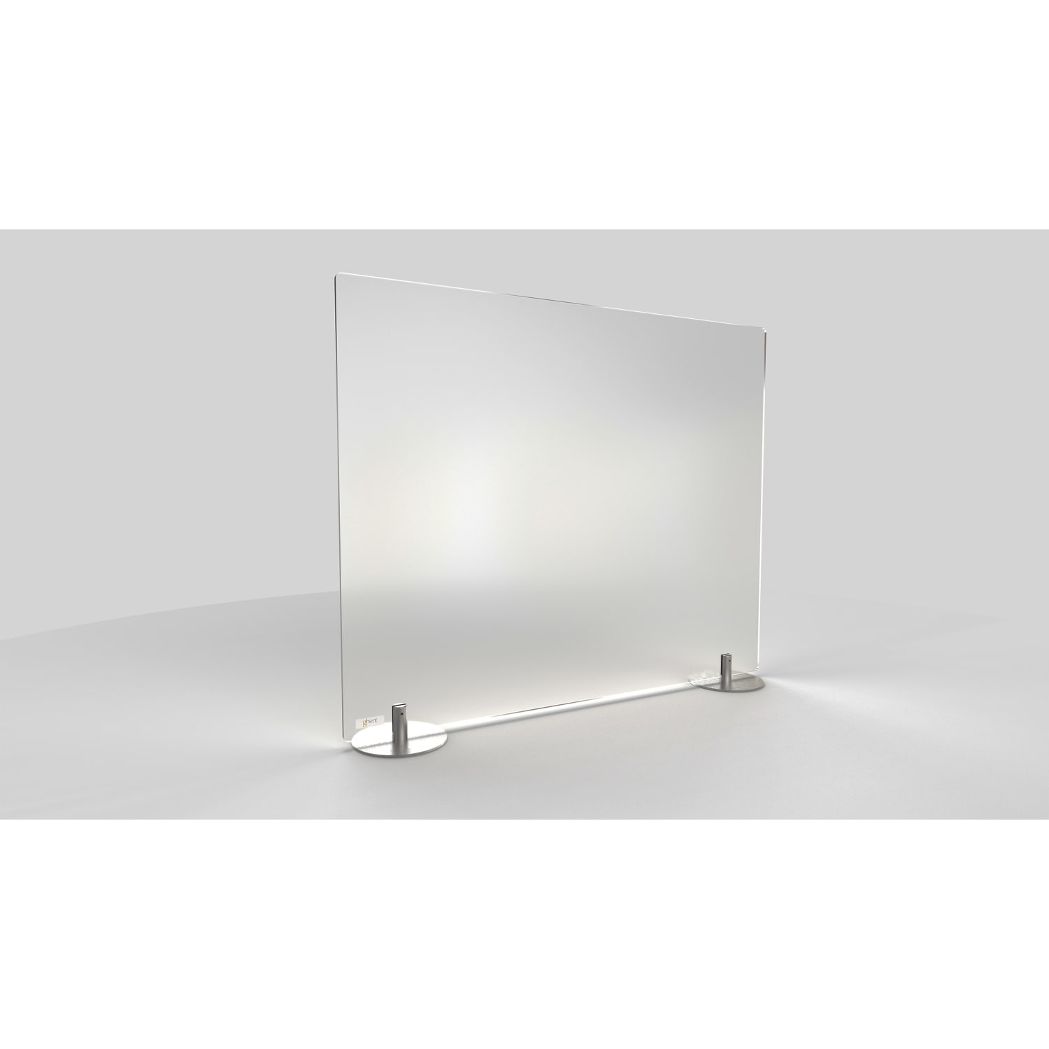 Ghent Desktop Protection Screen, Freestanding, 24in x 59in, Frosted - Image 3