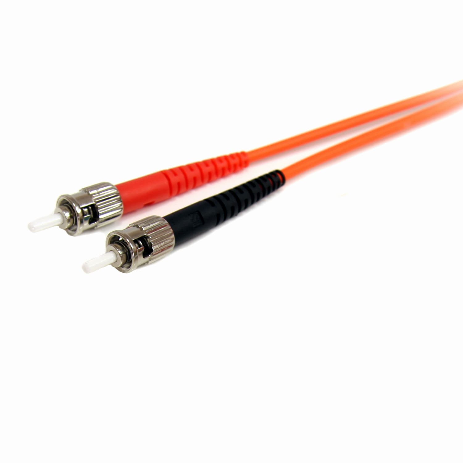 StarTech.com 10m Fiber Optic Cable  - LSZH - LC/ST - OM1 - LC to ST Fiber Patch Cable  - 10m Fiber Optic Cable - 10 m LC to ST Fiber Patch Cable - 10 meter LC to ST Fiber Cable - Image 3
