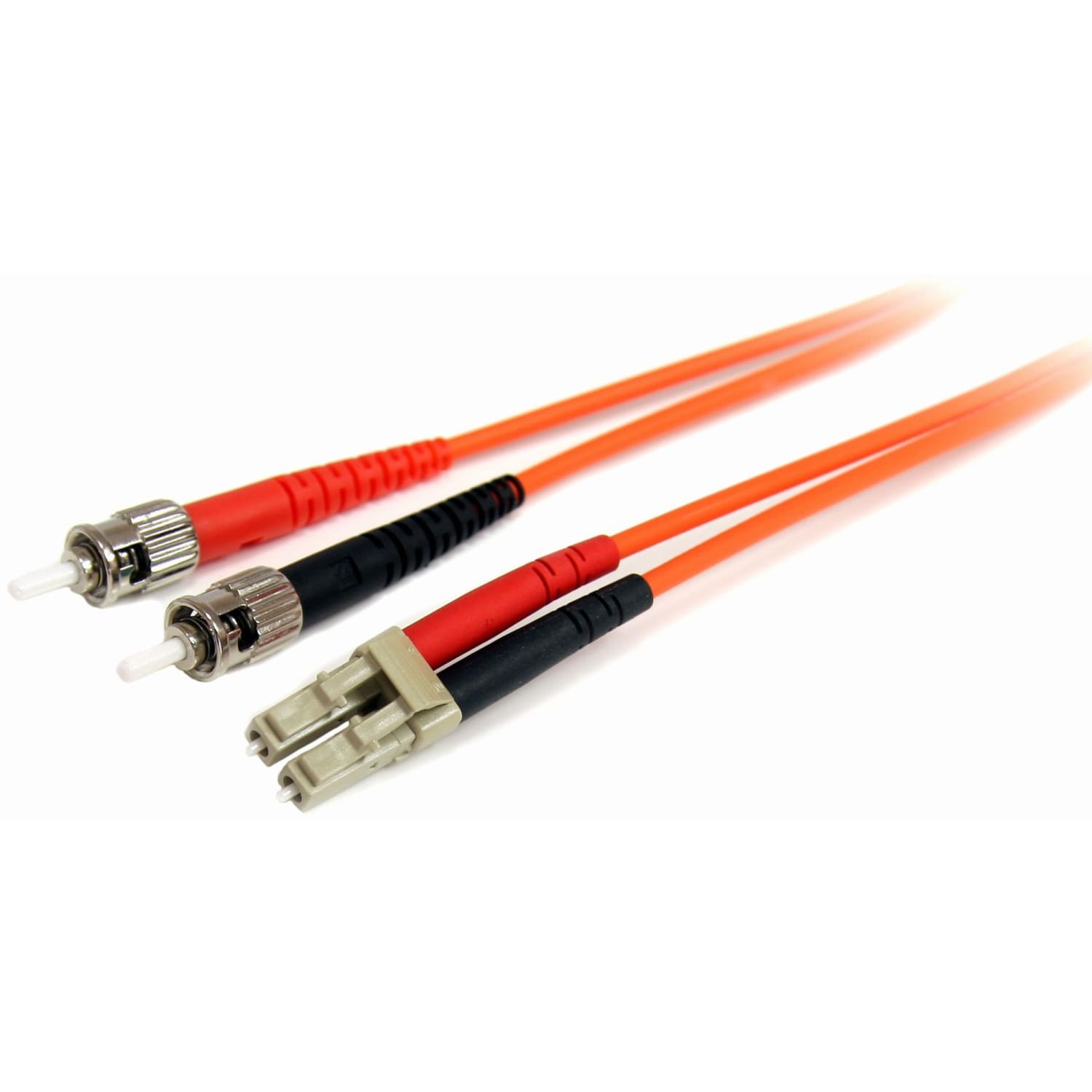 StarTech.com 10m Fiber Optic Cable  - LSZH - LC/ST - OM1 - LC to ST Fiber Patch Cable  - 10m Fiber Optic Cable - 10 m LC to ST Fiber Patch Cable - 10 meter LC to ST Fiber Cable - Image 5