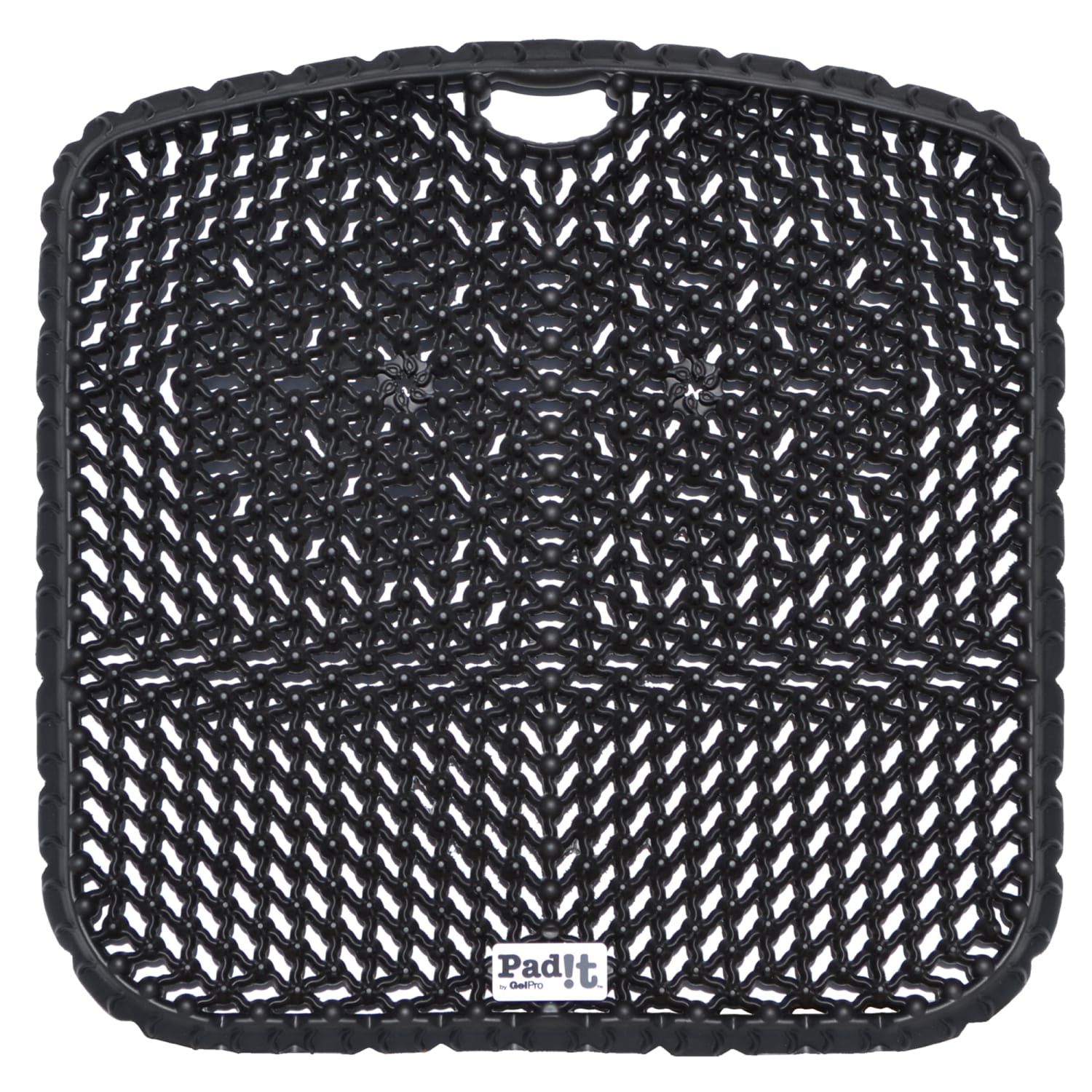 GelPro Pad-It EVA Foam 3-D Seat Cushion, 17-1/2in x 1in, Black