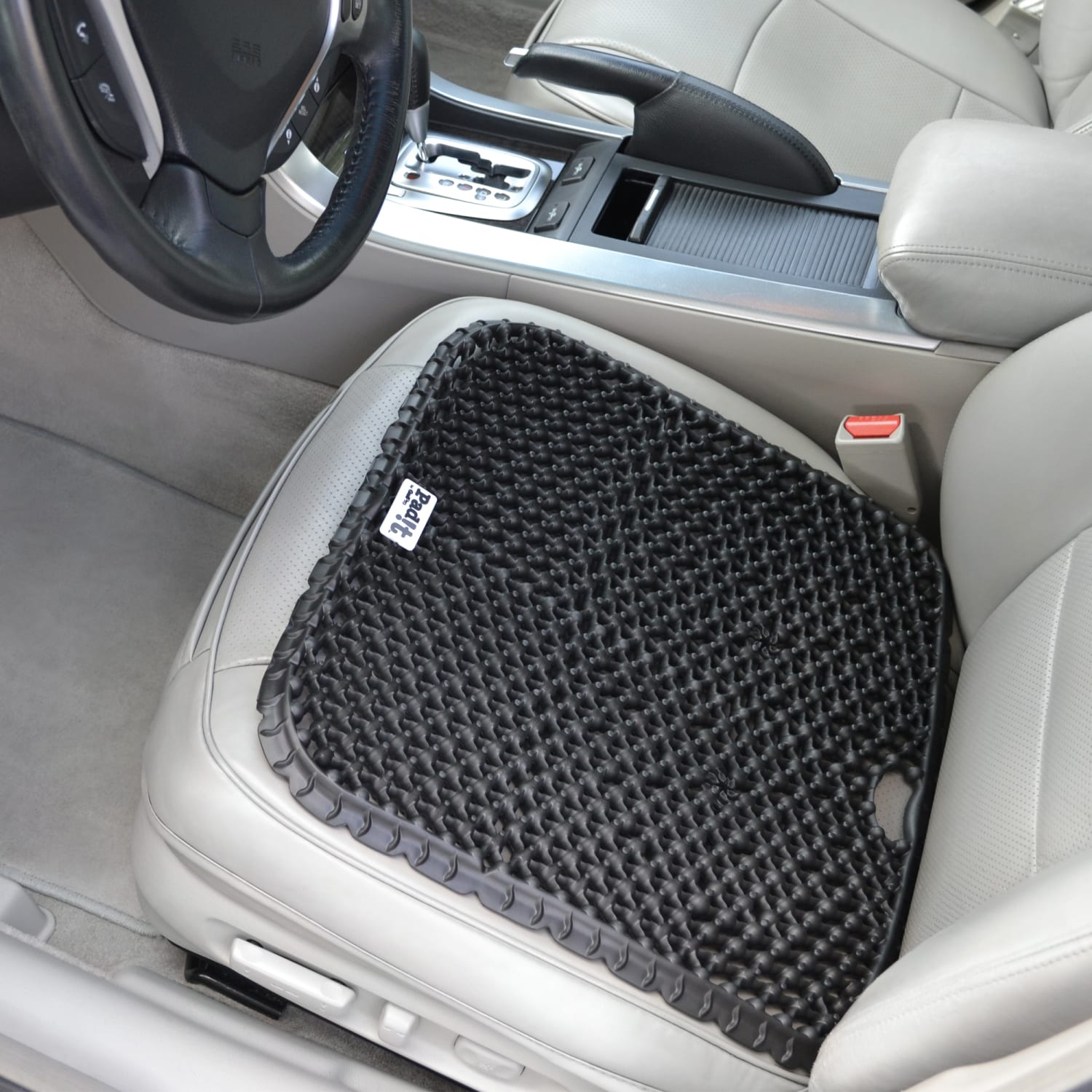 GelPro Pad-It EVA Foam 3-D Seat Cushion, 17-1/2in x 1in, Black - Image 3