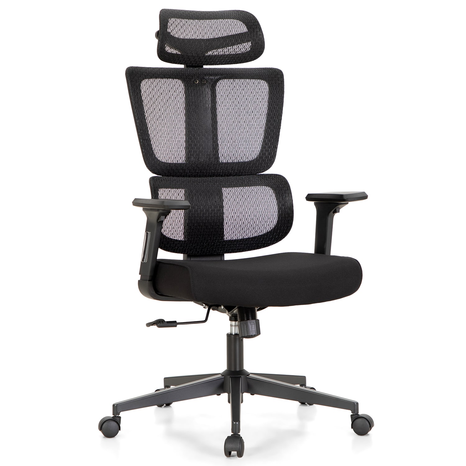 ALPHA HOME Adjustable Ergonomic Mesh High Back Office Task Chair Black PopularChairscom