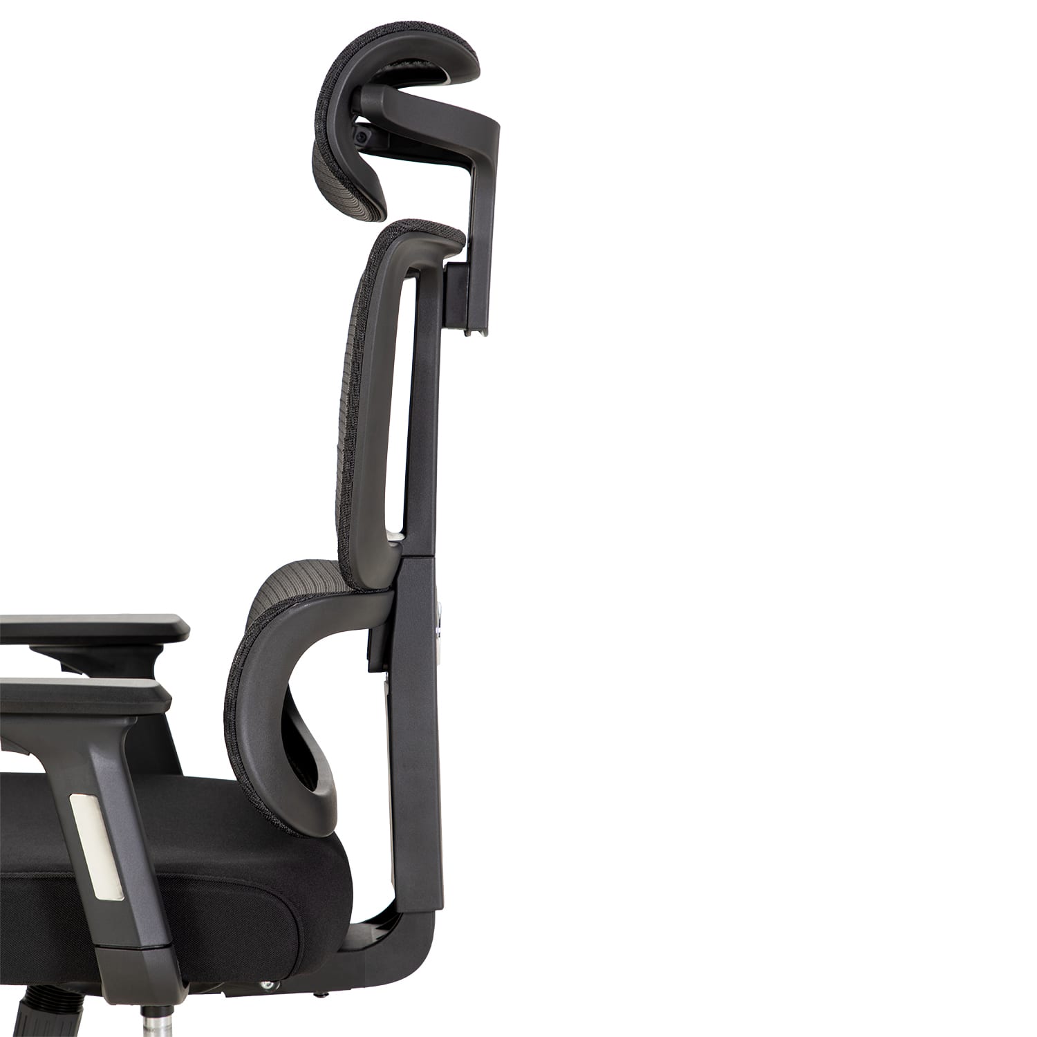 ALPHA HOME Adjustable Ergonomic Mesh High-Back Office Task Chair, Black - Image 11