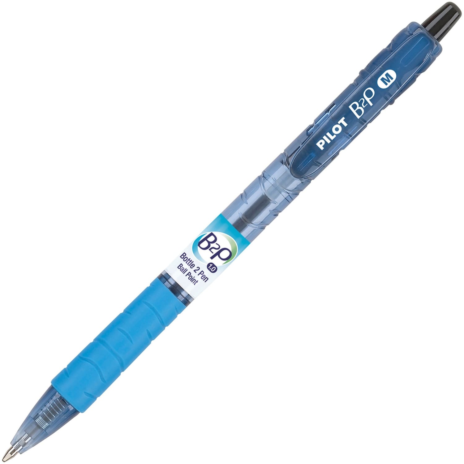 Pilot B2P Ballpoint Pens, Medium Point, 1.0 mm, Black Ink, Pack Of 12 - Image 3
