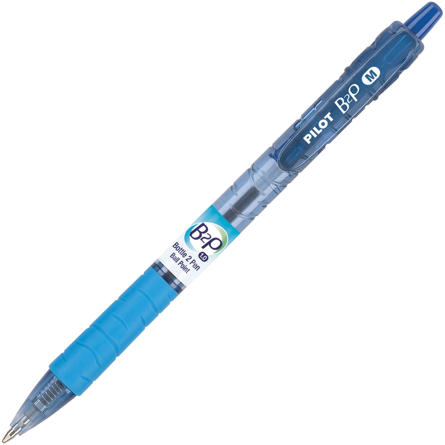 Pilot Bottle To Pen B2P BeGreen Ballpoint Pens, Medium Point, 1.0 mm, Blue Ink, Pack Of 12 Pens - Image 3