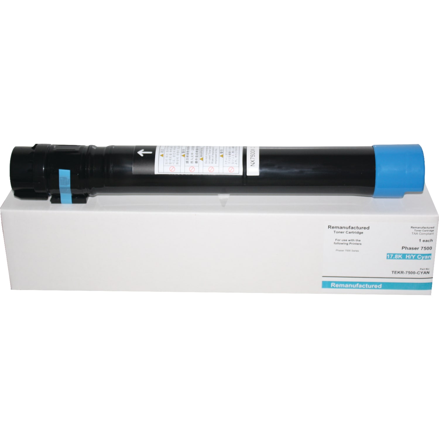 M&A Global Remanufactured Cyan High Yield Toner Cartridge Replacement For Xerox 106R01436, 106R01436-CMA