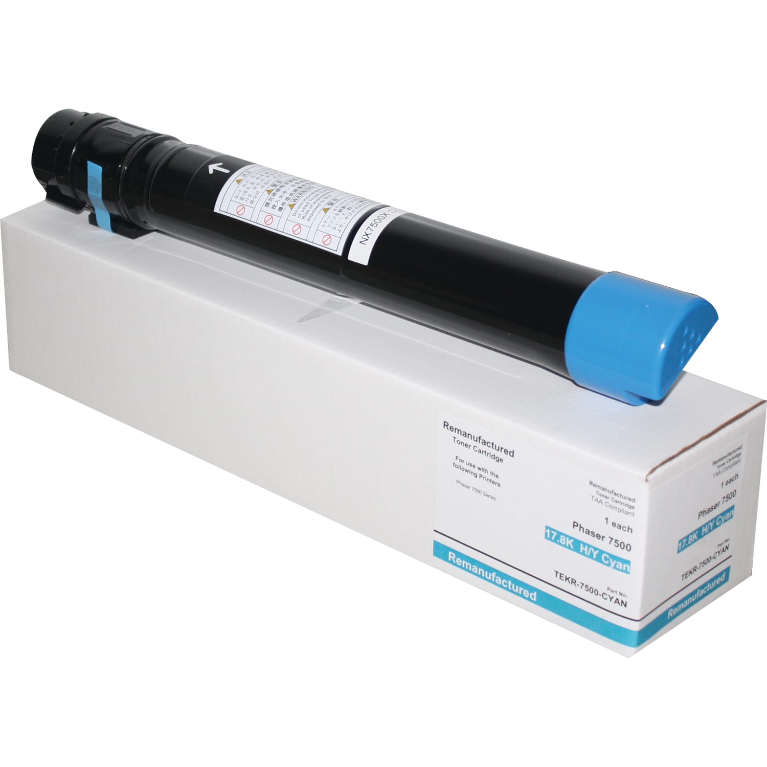 M&A Global Remanufactured Cyan High Yield Toner Cartridge Replacement For Xerox 106R01436, 106R01436-CMA - Image 3