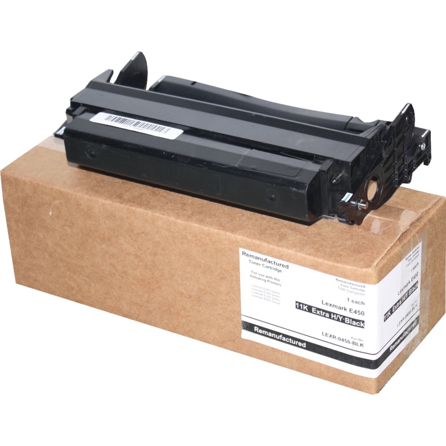 M&A Global Remanufactured Black High Yield Toner Cartridge Replacement For Lexmark E450H21A, LEXE450H21A - Image 4