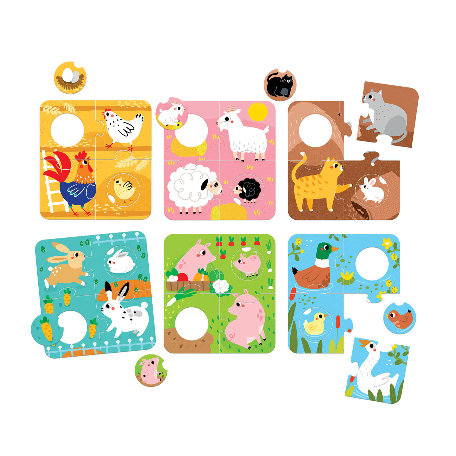 Banana Panda Match The Farm Animals Puzzles, Age 2+ - Image 3