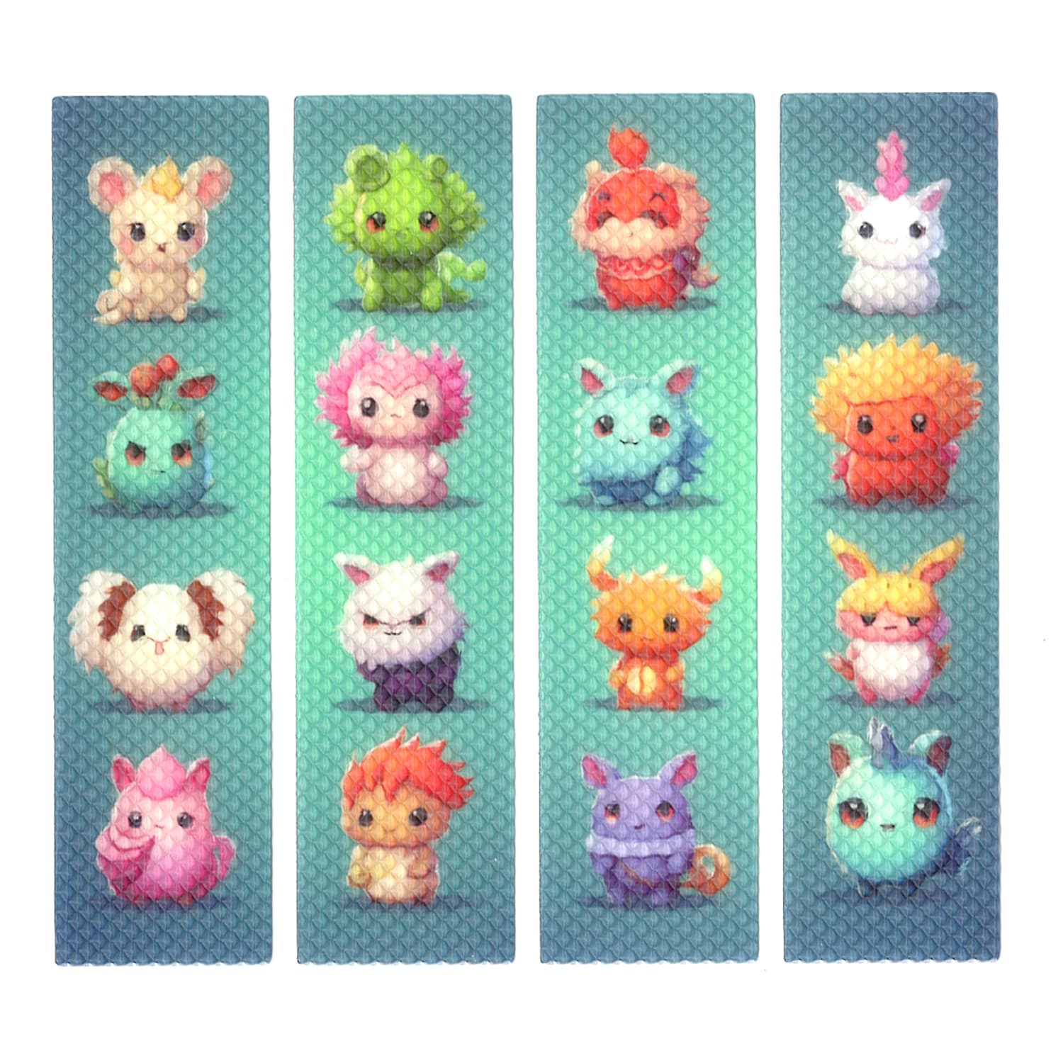 The Pencil Grip Zen Strips Mega Packs, Bumpy Cuties Set 7, 40 Strips - Image 3