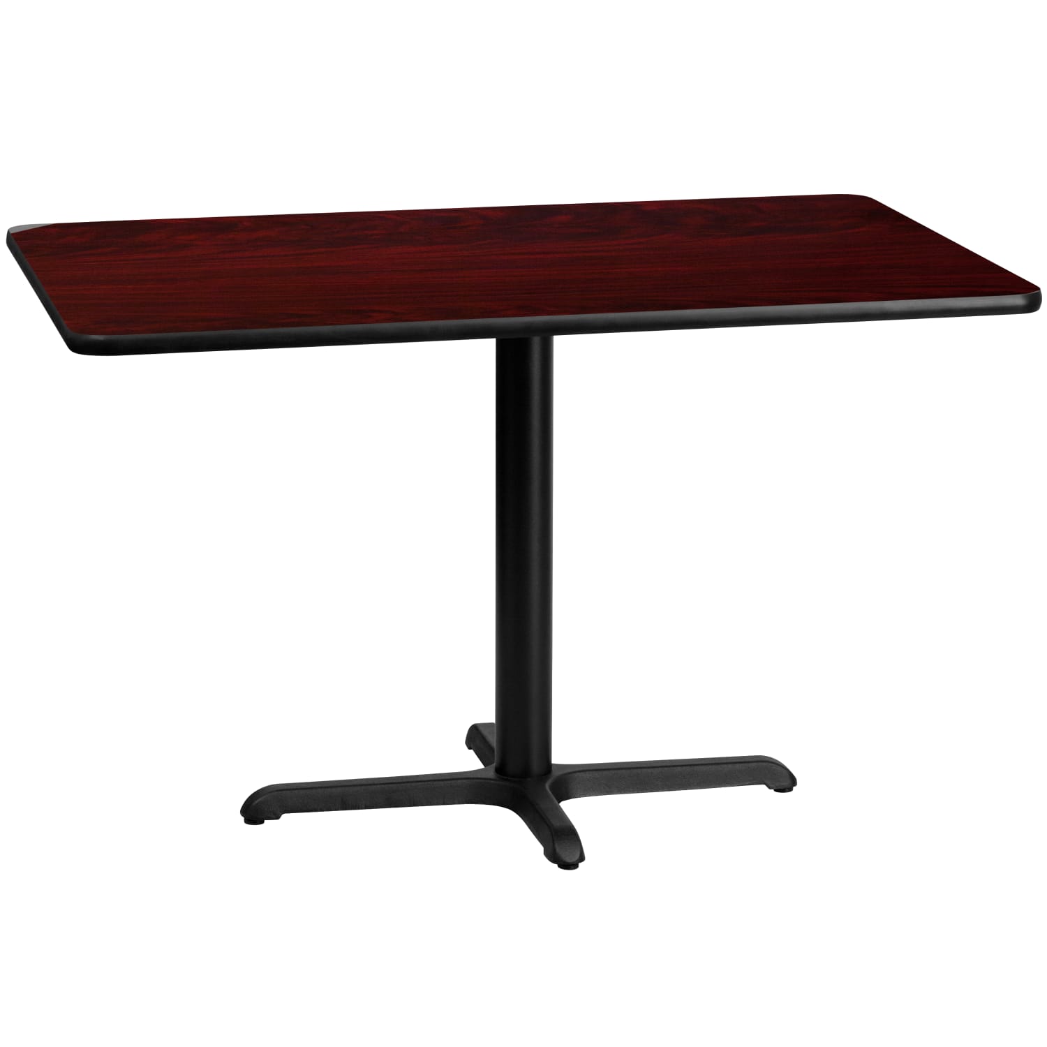 Flash Furniture Rectangular Laminate Table, 31-3/16inH x 30inW x 48inD, Mahogany - Image 3