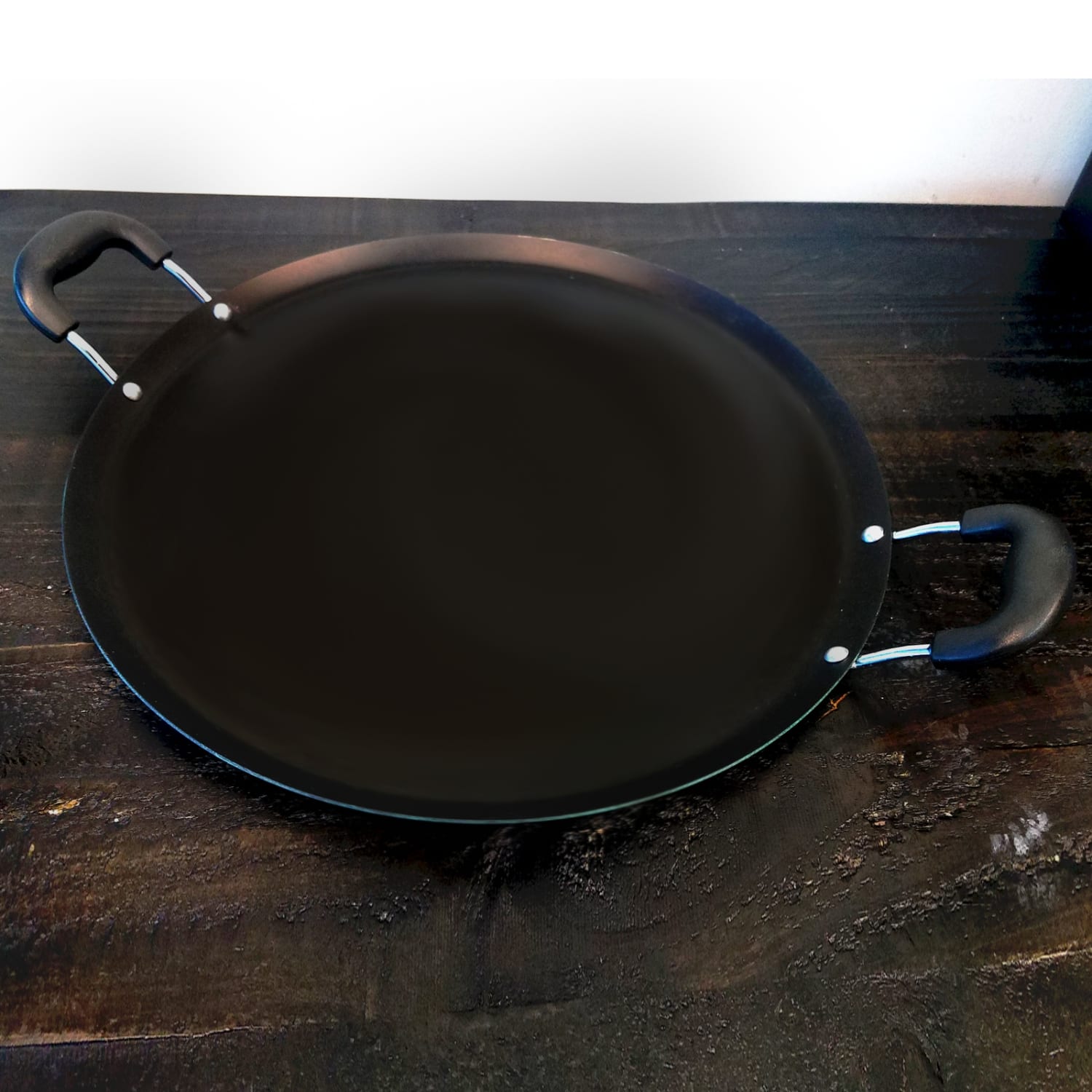Oster Cocina Zadora Carbon Steel Comal Pan, Teal - Image 4
