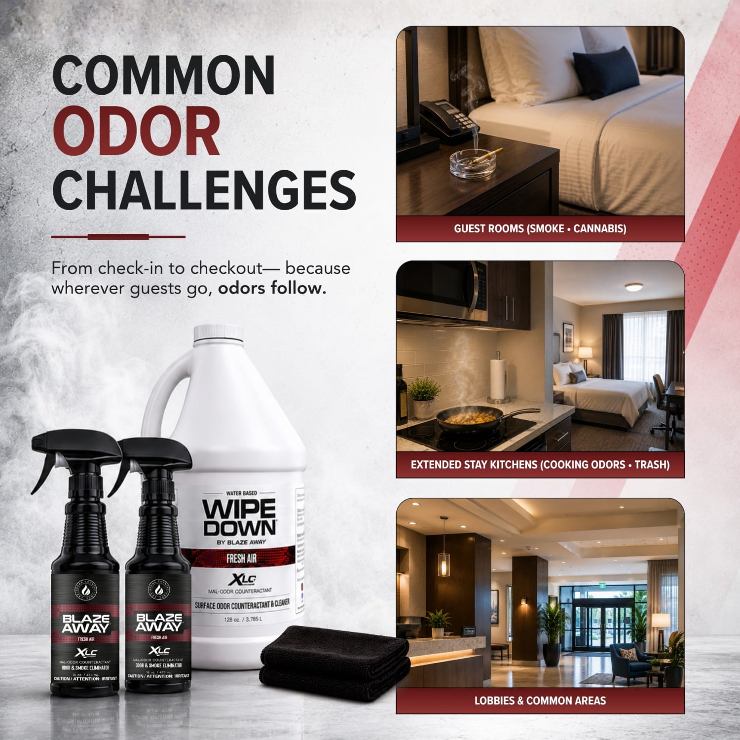 Blaze Away Hotel Emergency Odor Elimination Kit, Total Qty 1 - Image 5