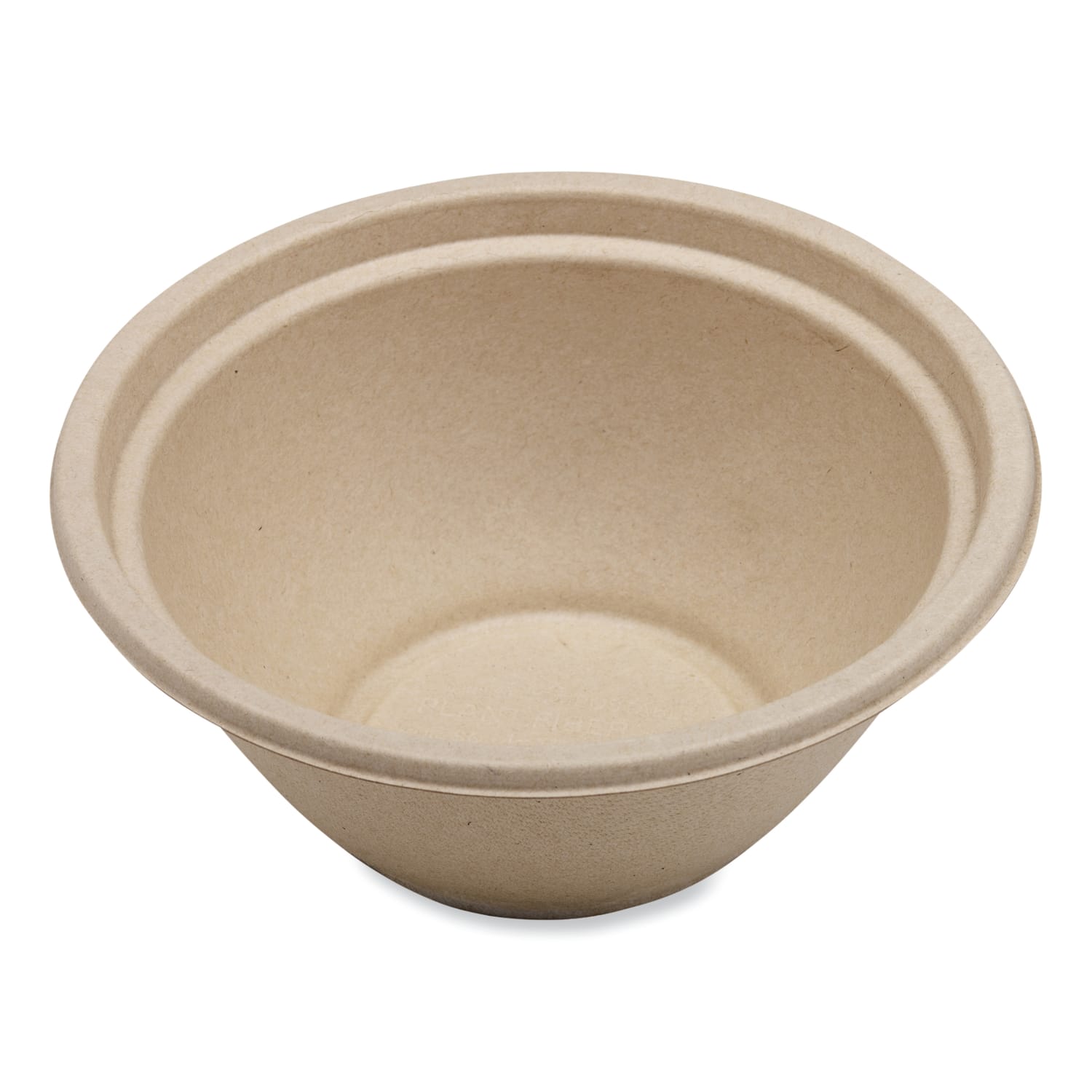 World Centric Fiber Bowls, 32 Oz, Natural Paper, Pack Of 500 Bowls