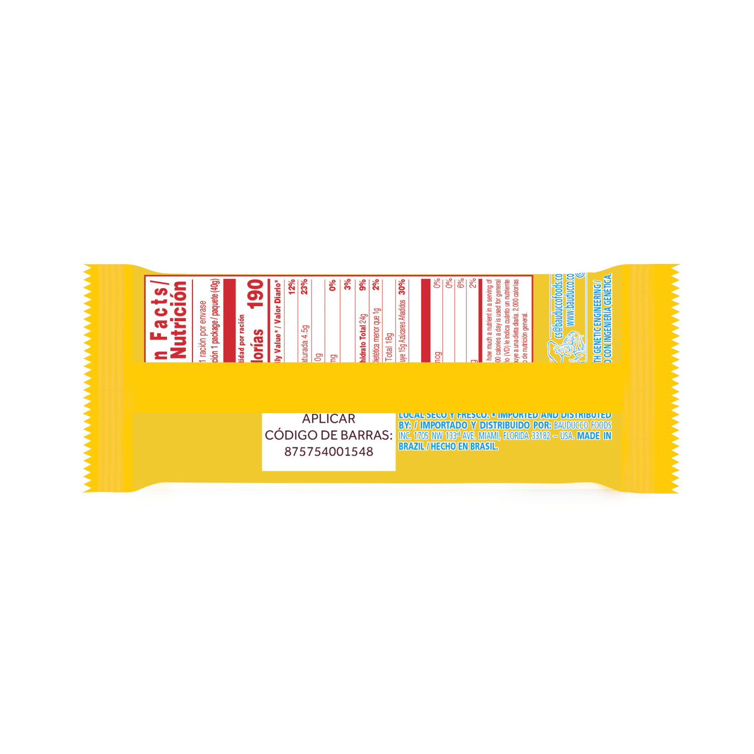 Bauducco Foods Single Serve Vanilla Wafers, 1.4 Oz, 12 Packages Per Case, Set Of 12 Cases - Image 3