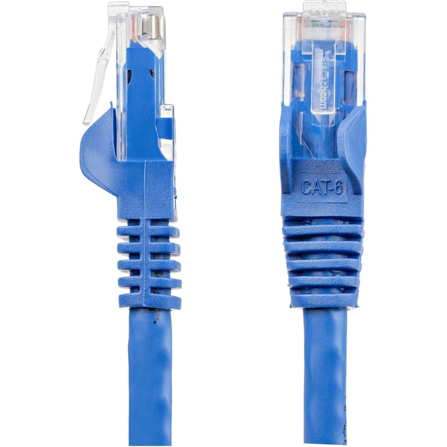 StarTech.com 6in Blue Cat6 Patch Cable with Snagless RJ45 Connectors - Blue - Image 4