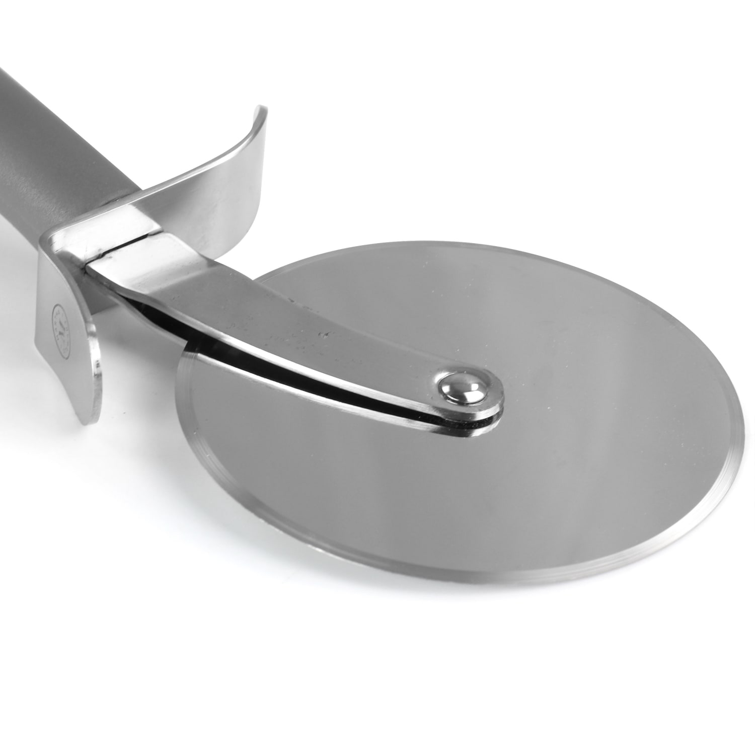 Martha Stewart Stainless Steel Pizza Cutter, Gray - Image 3