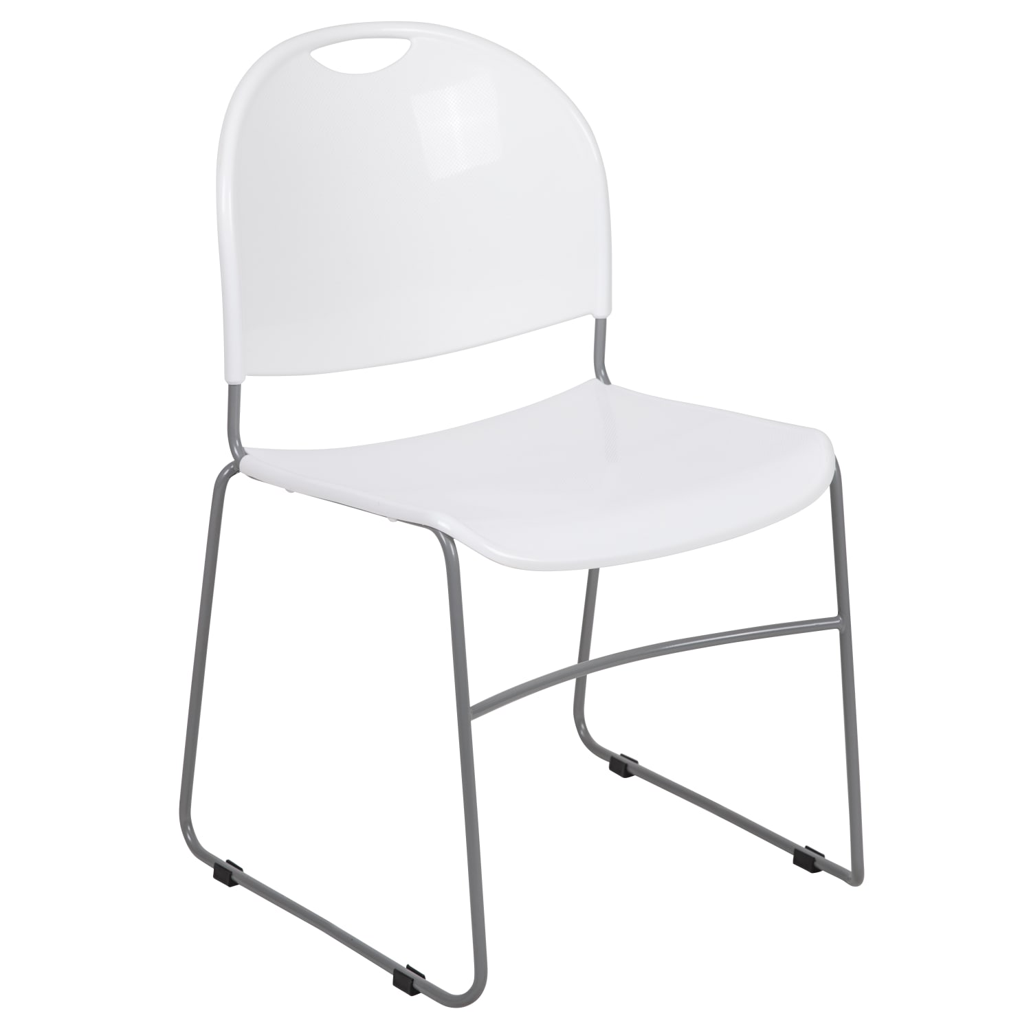 Flash Furniture HERCULES Plastic UltraCompact Stack Chair WhiteSilver PopularChairscom Flash Furniture HERCULES Plastic Ultra Compact Stack Chair WhiteSilver PopularChairscom