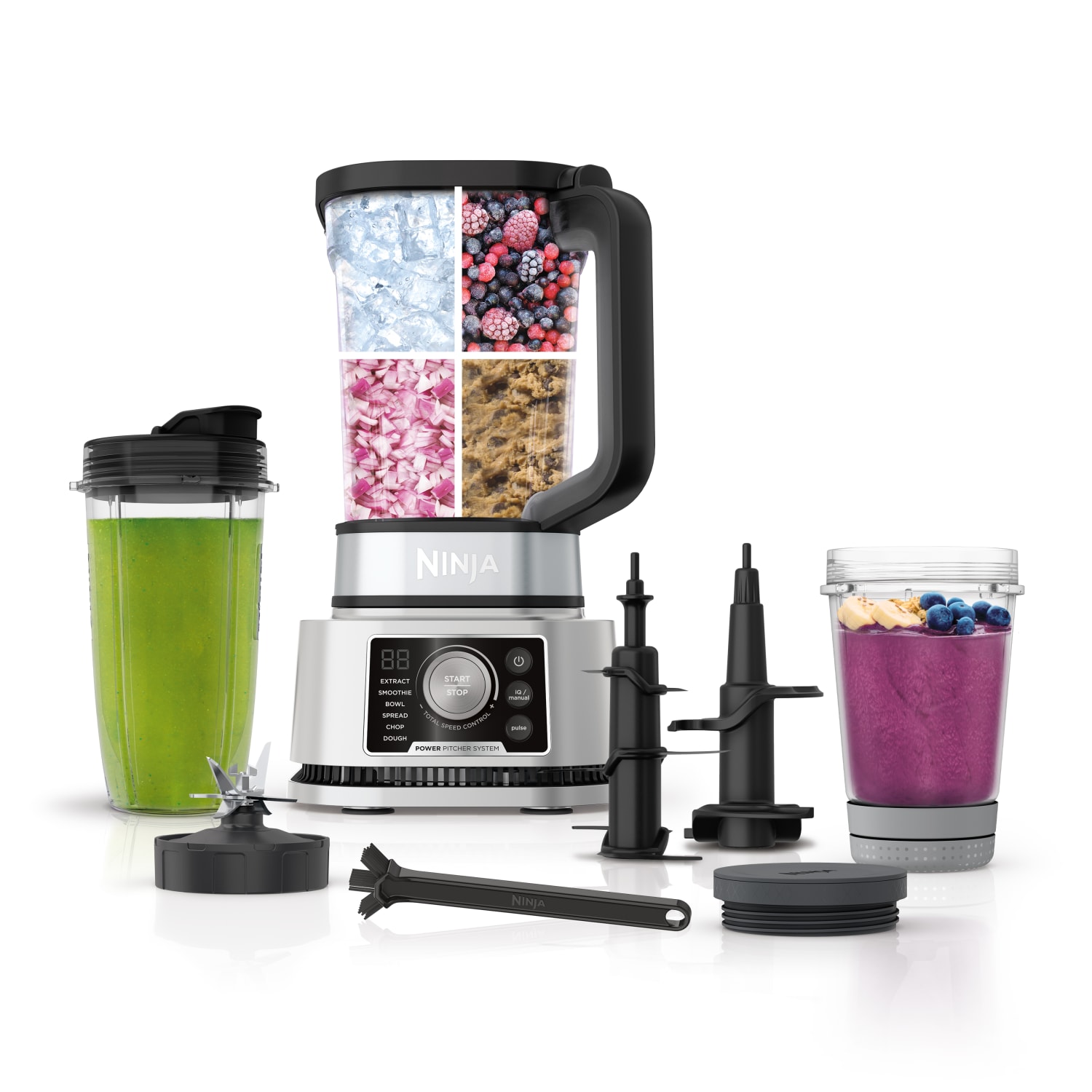 Ninja Foodi SS351 Power Blender & Processor System, 72 Oz, Sliver/Black - Image 3