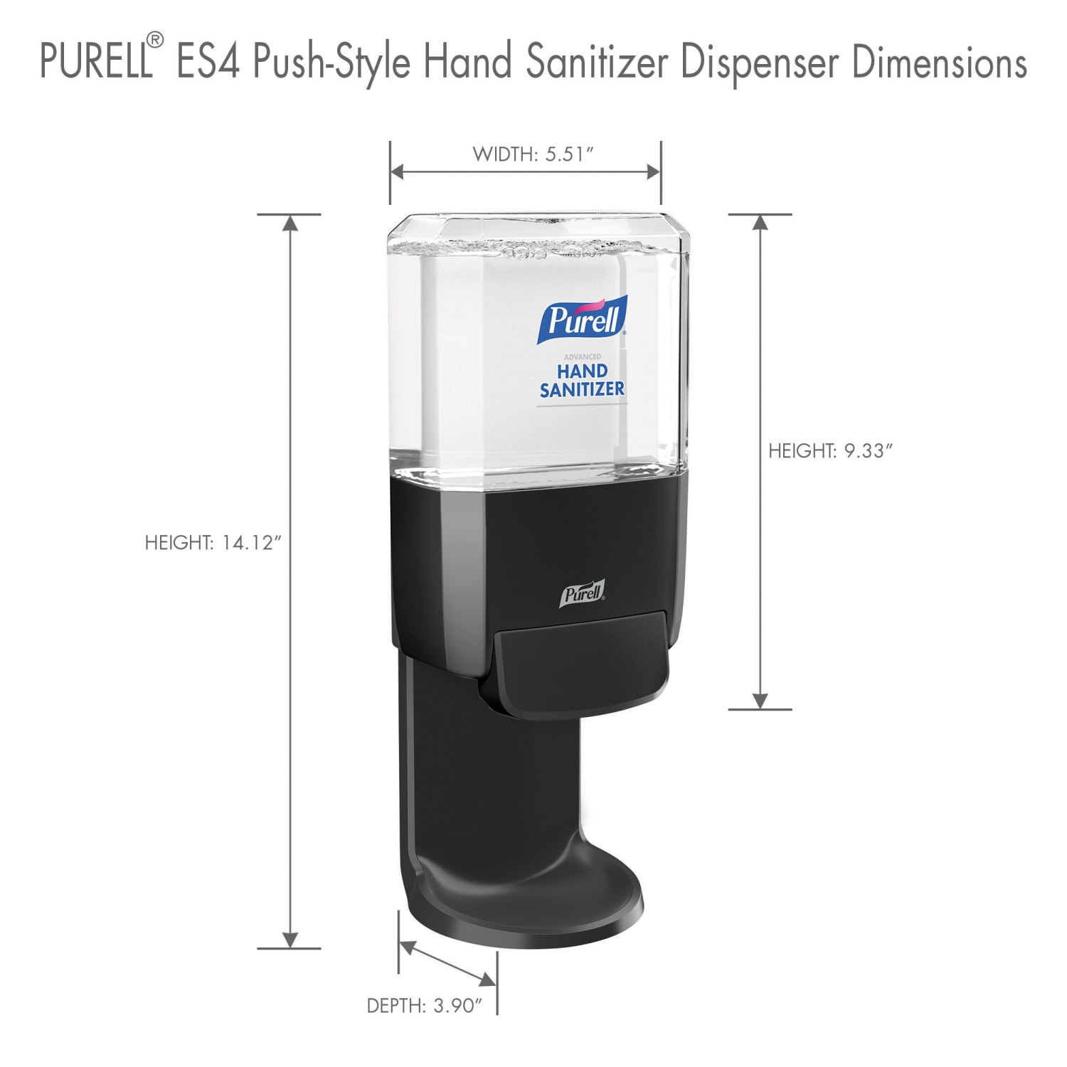 Purell ES4 Wall-Mount Hand Sanitizer Dispenser, Graphite - Image 6
