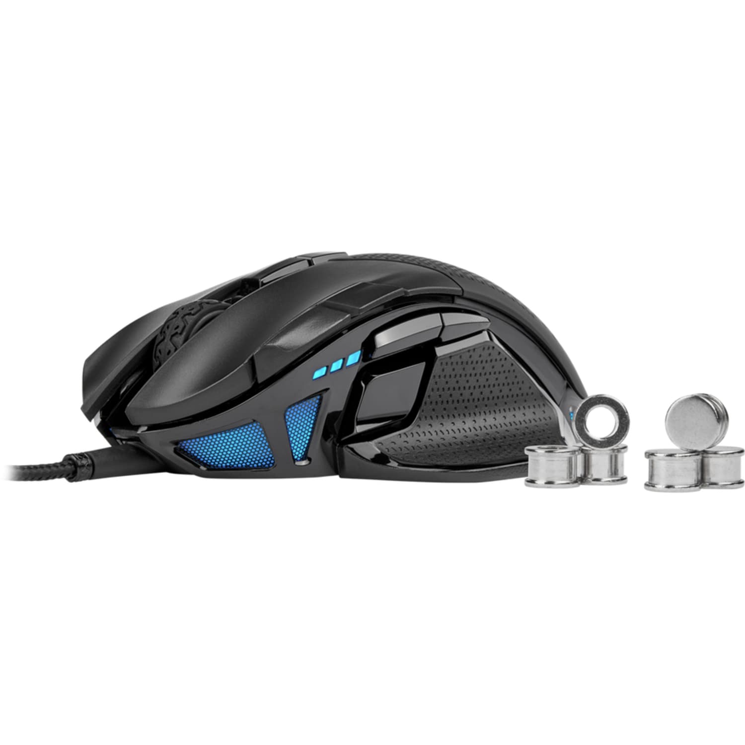 Corsair NIGHTSWORD RGB Tunable FPS/MOBA Gaming Mouse - Optical - Cable - Black - USB 2.0 - 18000 dpi - Image 4