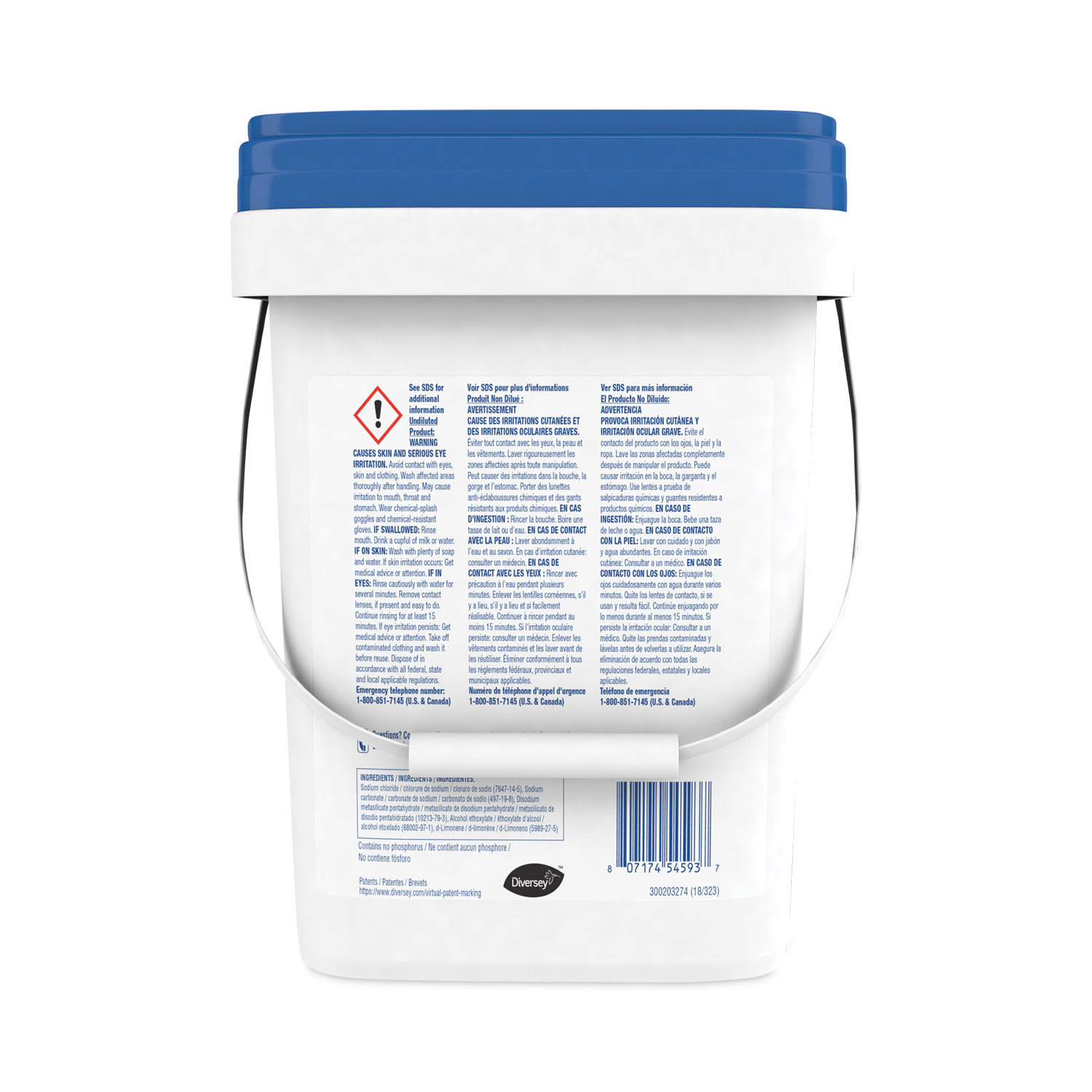 Diversey Whistle Multi-Purpose Powder Detergent, Citrus, 19 lb Pail - Image 5