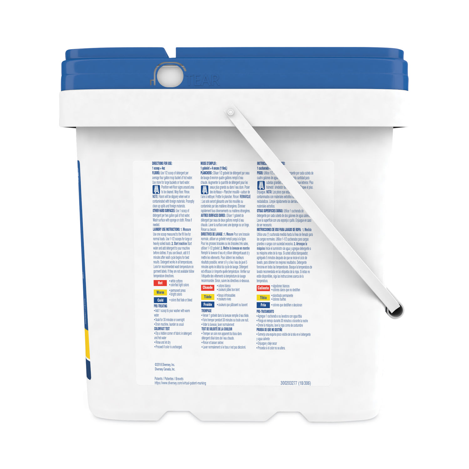 Diversey Whistle Multi-Purpose Powder Detergent, Citrus, 19 lb Pail - Image 6