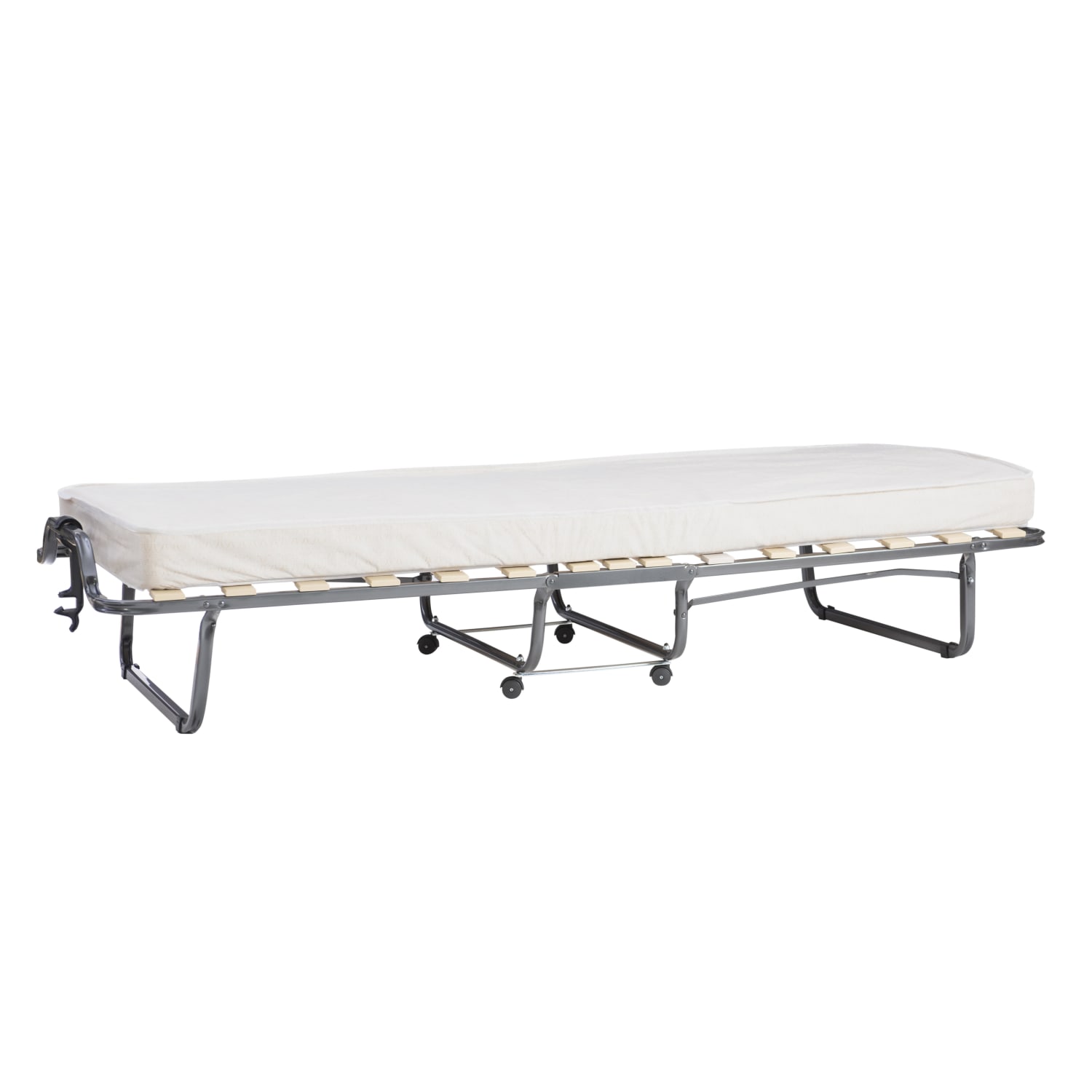 Linon Luxor Folding Bed With Memory Foam, 16-1/4inH x 31-1/2inW x 78-4/5inD, Beige - Image 3