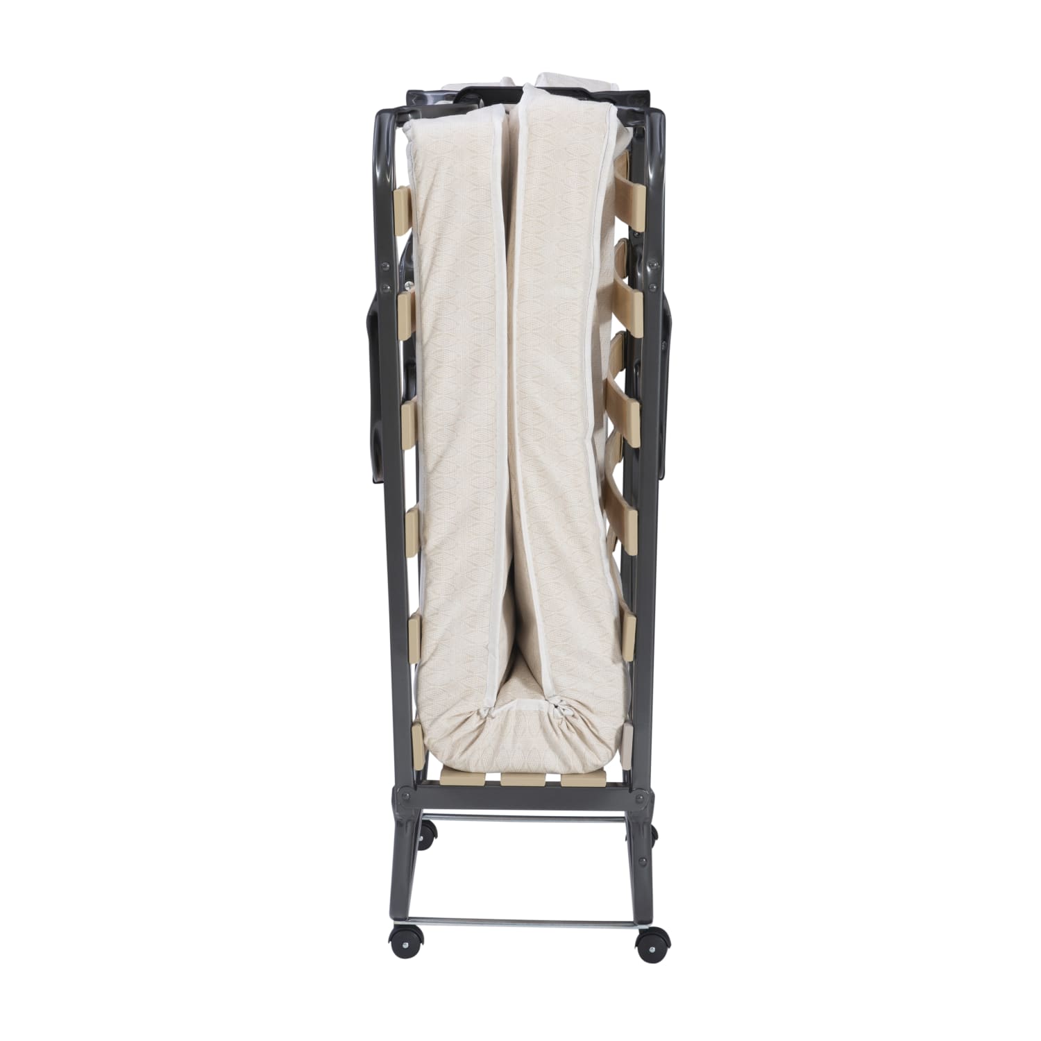 Linon Luxor Folding Bed With Memory Foam, 16-1/4inH x 31-1/2inW x 78-4/5inD, Beige - Image 5