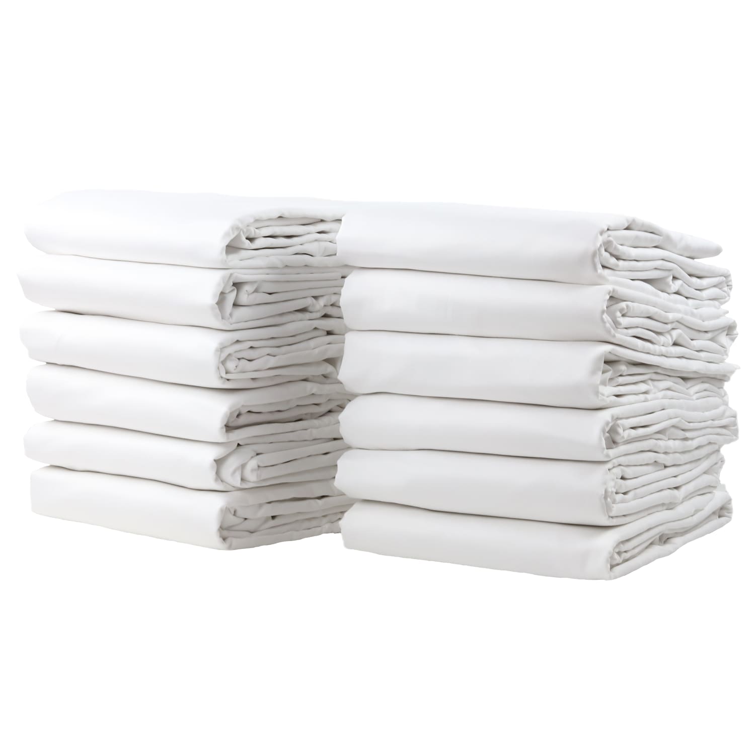 1888 Mills Naked Queen Fitted Sheets, 60in x 80in x 15in, White, Case of 12 - Image 3