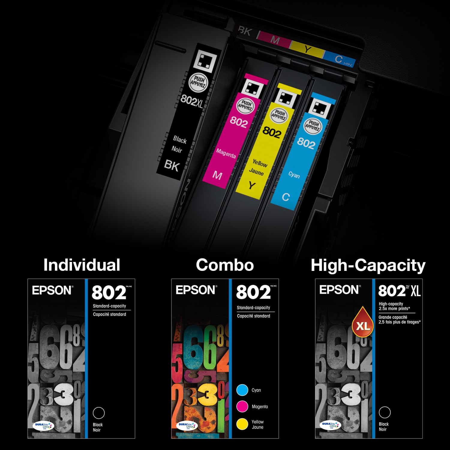 Epson 802XL DuraBrite Ultra High-Yield Magenta Ink Cartridge, T802XL320-S - Image 6